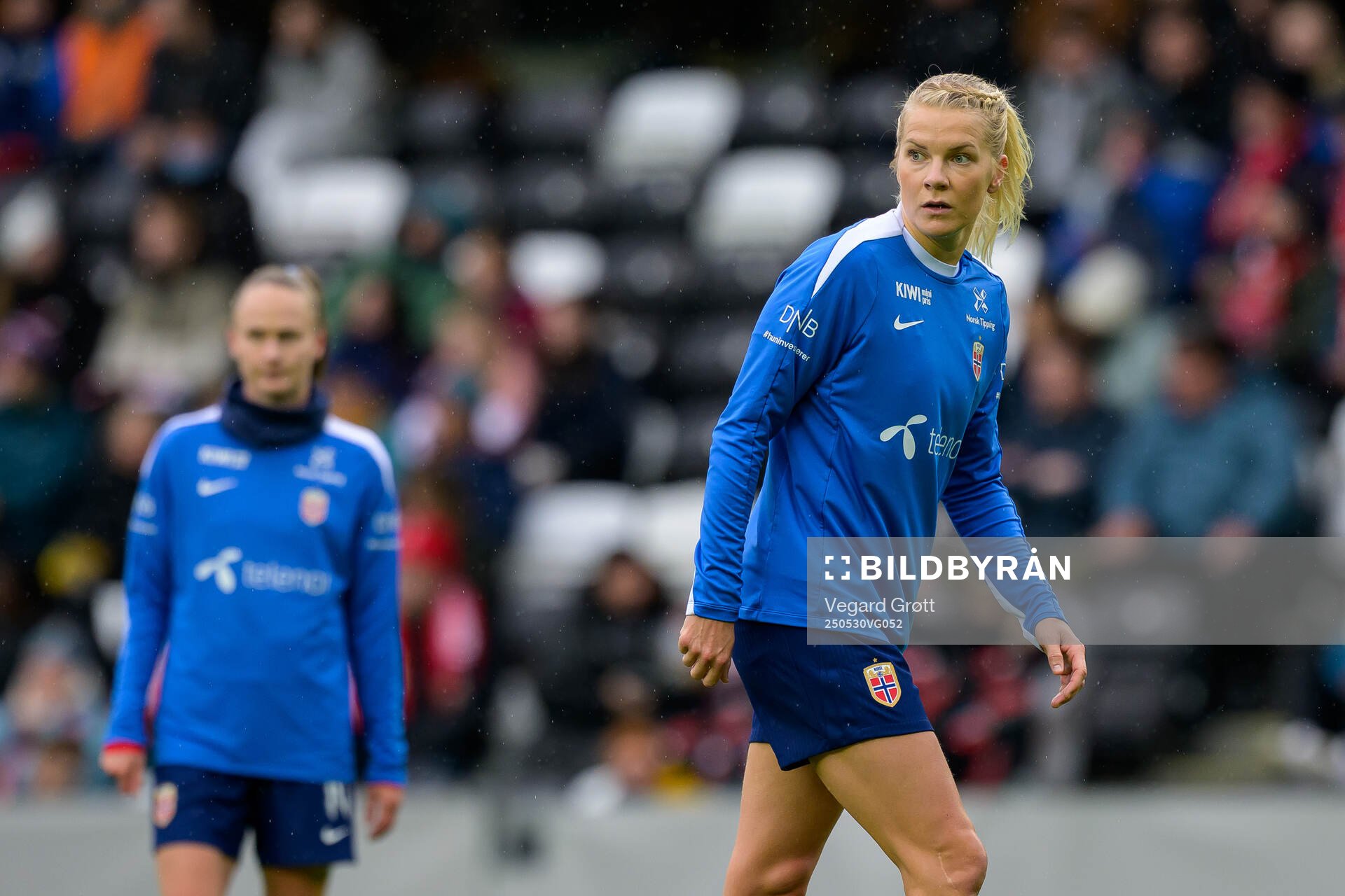 Ada Hegerberg of Norway ahead of the UEFA Women’s Nations League football match between Norway and Iceland on May 30, 2025 in Trondheim.