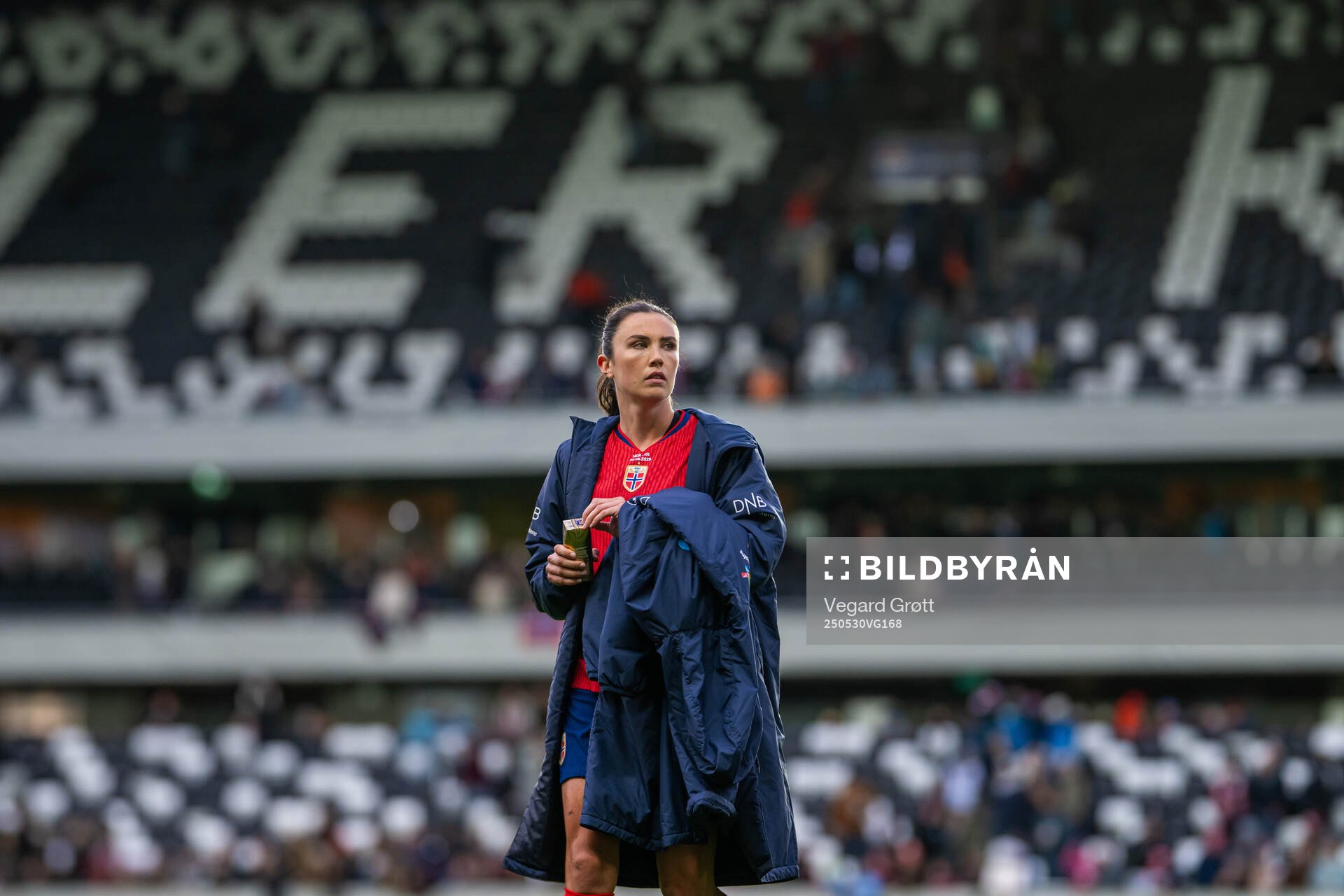 Ingrid Syrstad Engen of Norway after the UEFA Women’s Nations League football match between Norway and Iceland on May 30, 2025 in Trondheim.