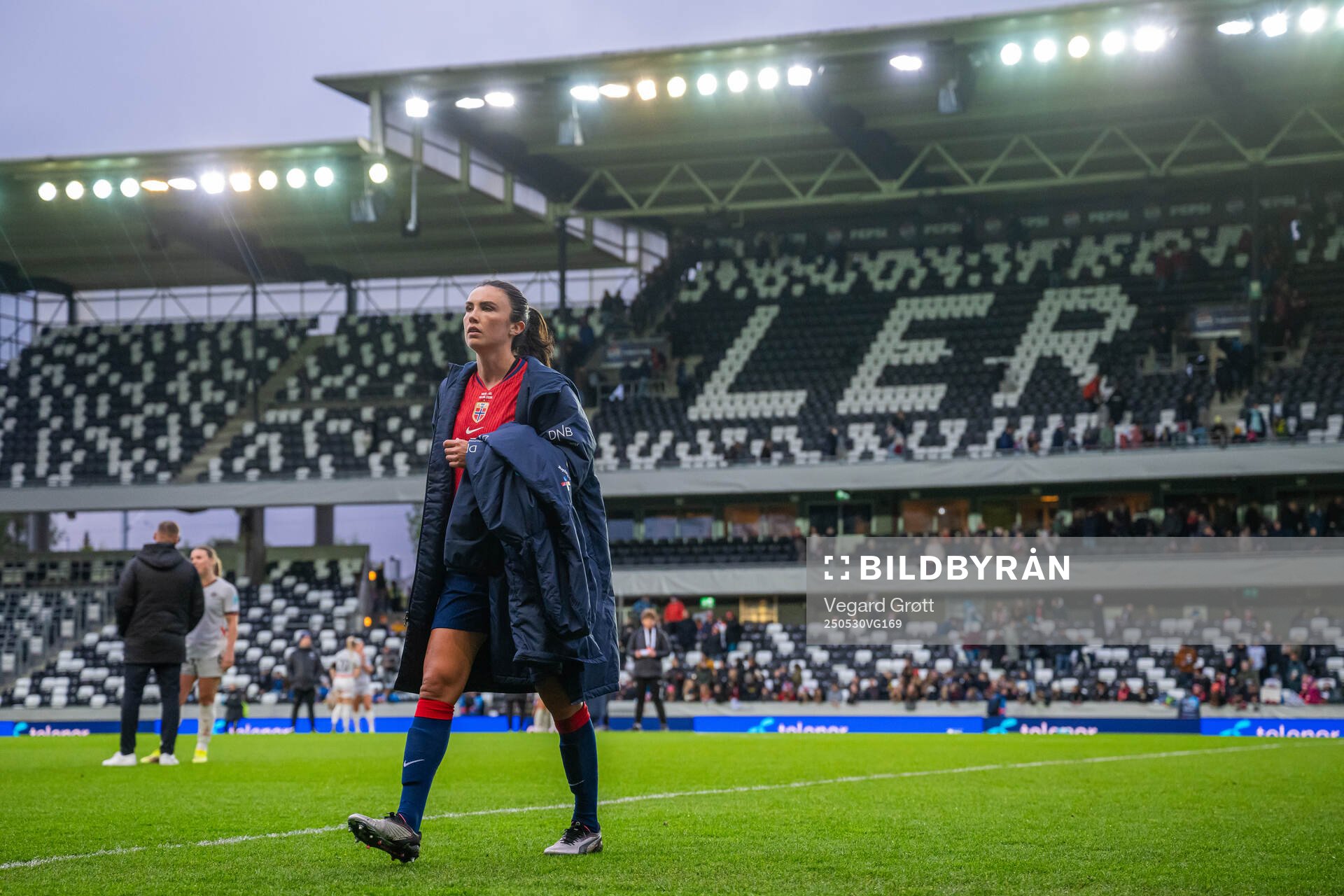 Ingrid Syrstad Engen of Norway after the UEFA Women’s Nations League football match between Norway and Iceland on May 30, 2025 in Trondheim.