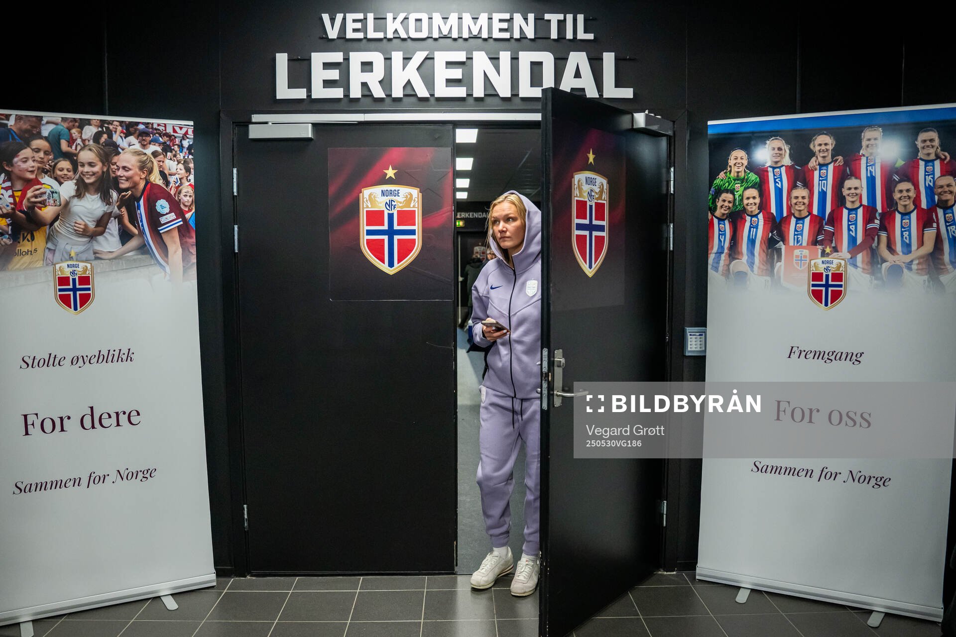 Frida Maanum of Norway after the UEFA Women’s Nations League football match between Norway and Iceland on May 30, 2025 in Trondheim.