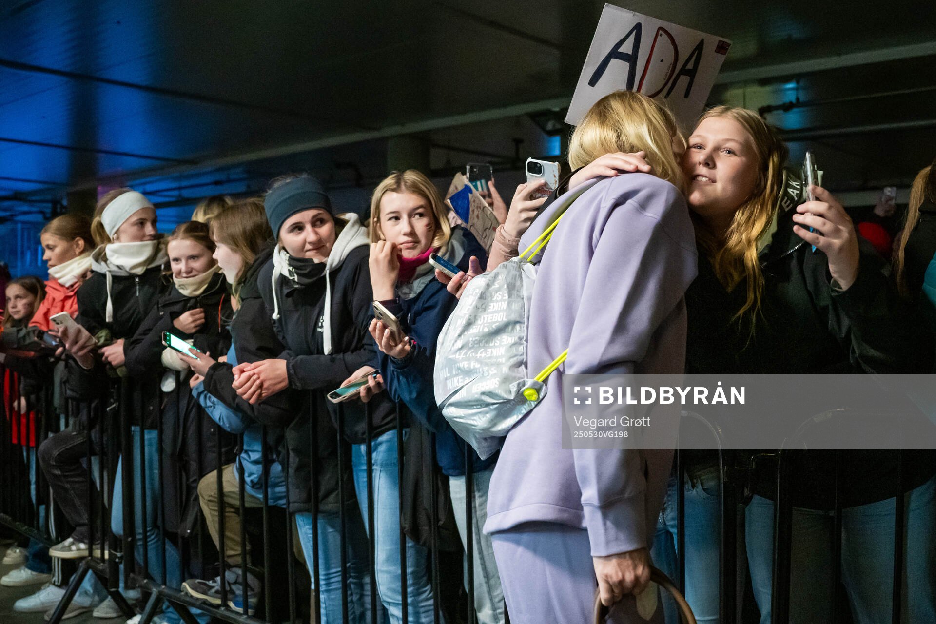 Ada Hegerberg of Norway with fans