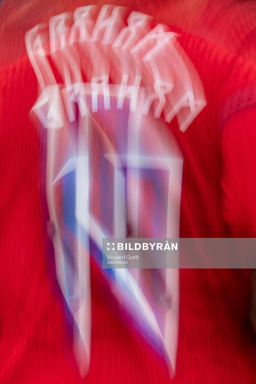 Caroline Graham Hansen of Norway during the UEFA Women’s Nations League football match between Norway and Iceland on May 30, 2025 in Trondheim.