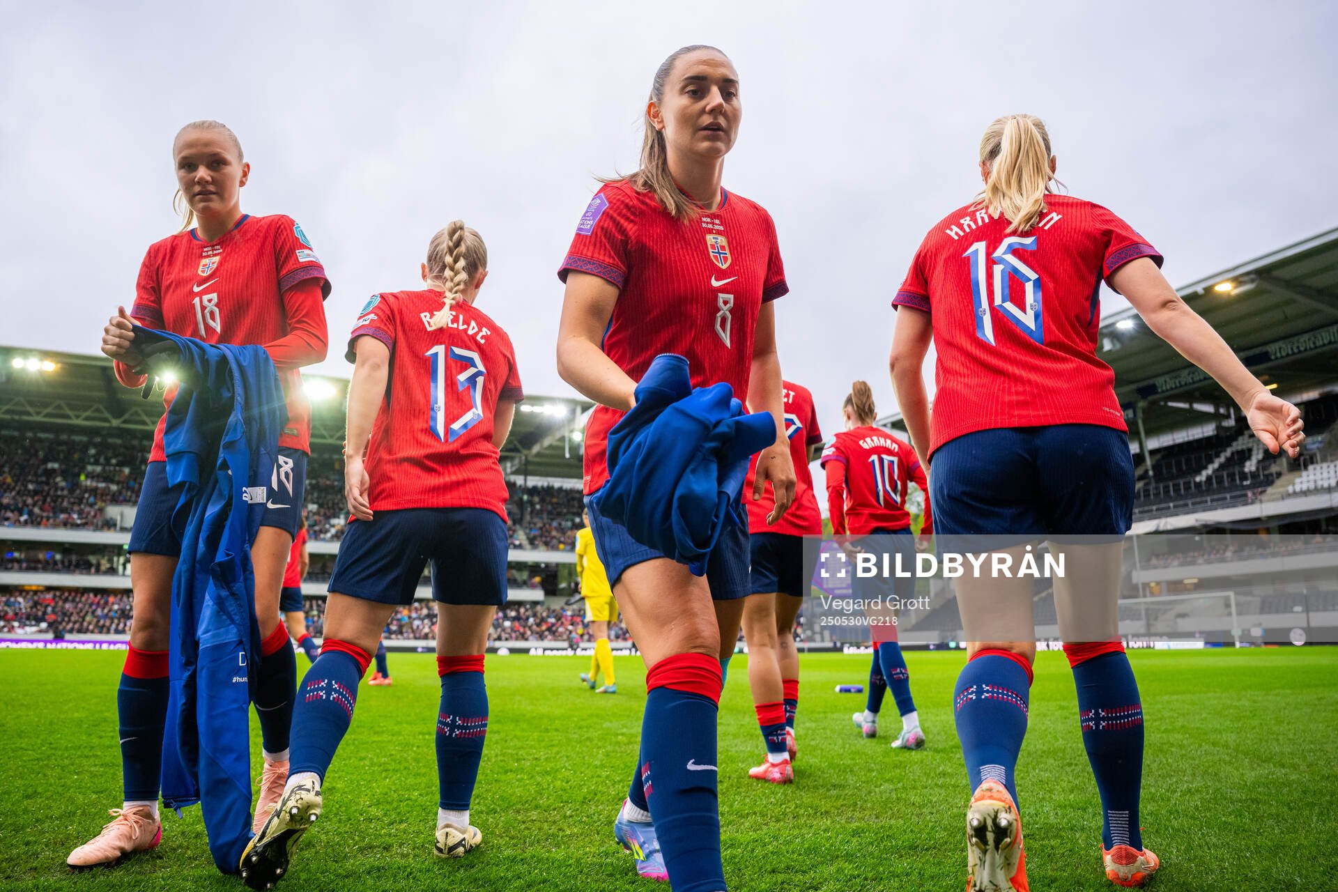Vilde Bøe Risa of Norway ahead of the UEFA Women’s Nations League football match between Norway and Iceland on May 30, 2025 in Trondheim.