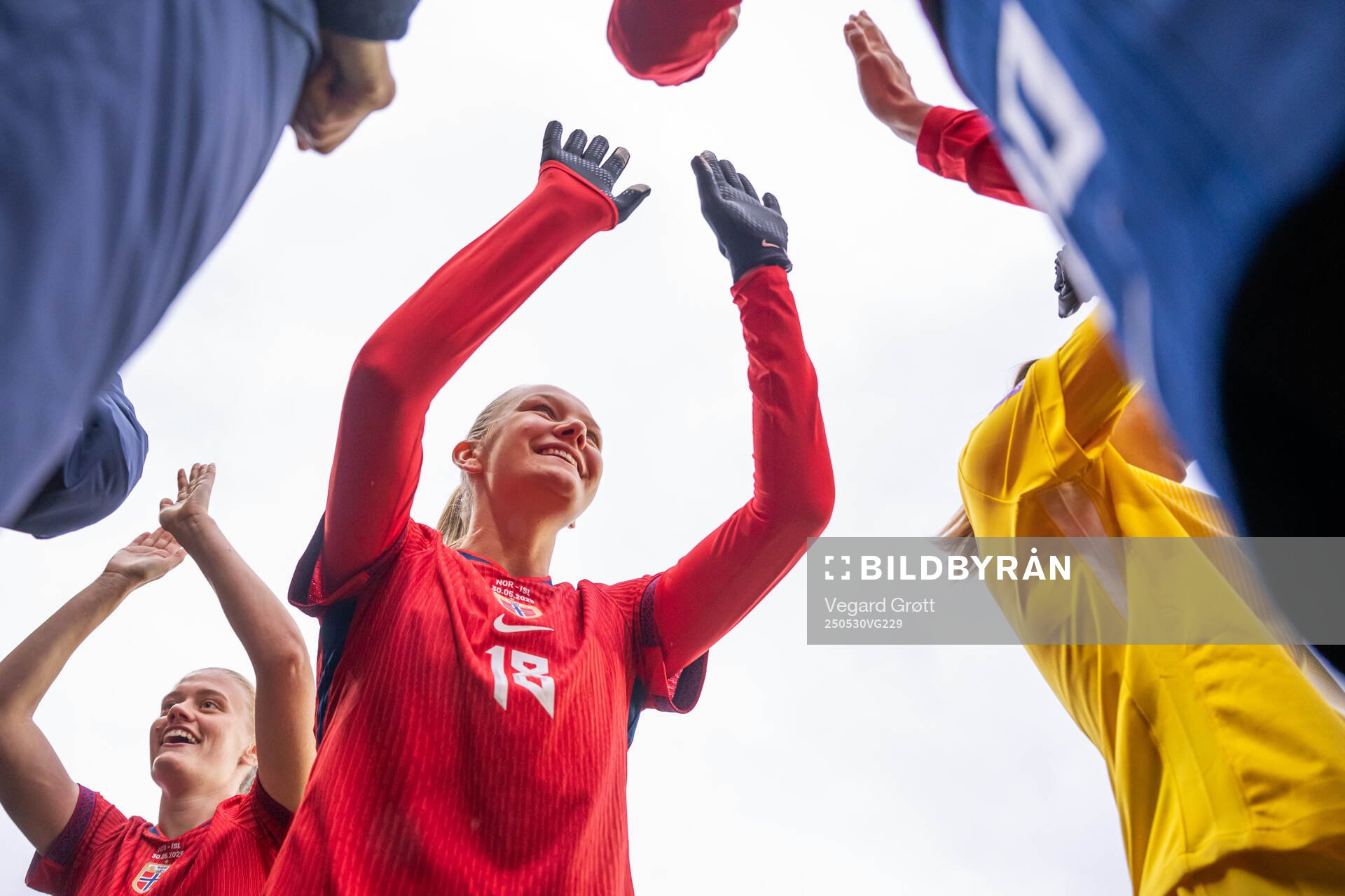 Frida Maanum of Norway ahead of the UEFA Women’s Nations League football match between Norway and Iceland on May 30, 2025 in Trondheim.