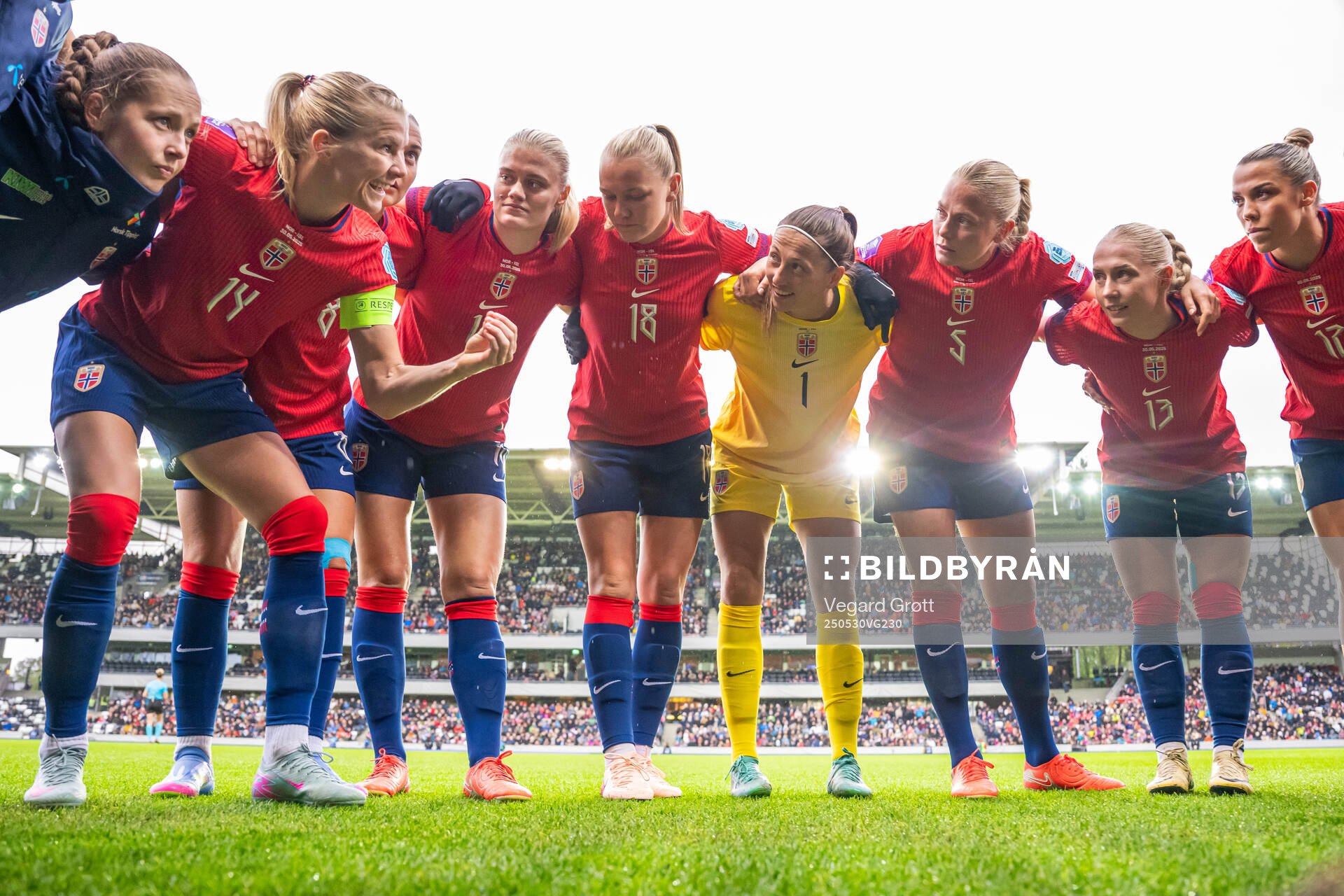 Ada Hegerberg, Mathilde Harviken, Frida Maanum, goalkeeper