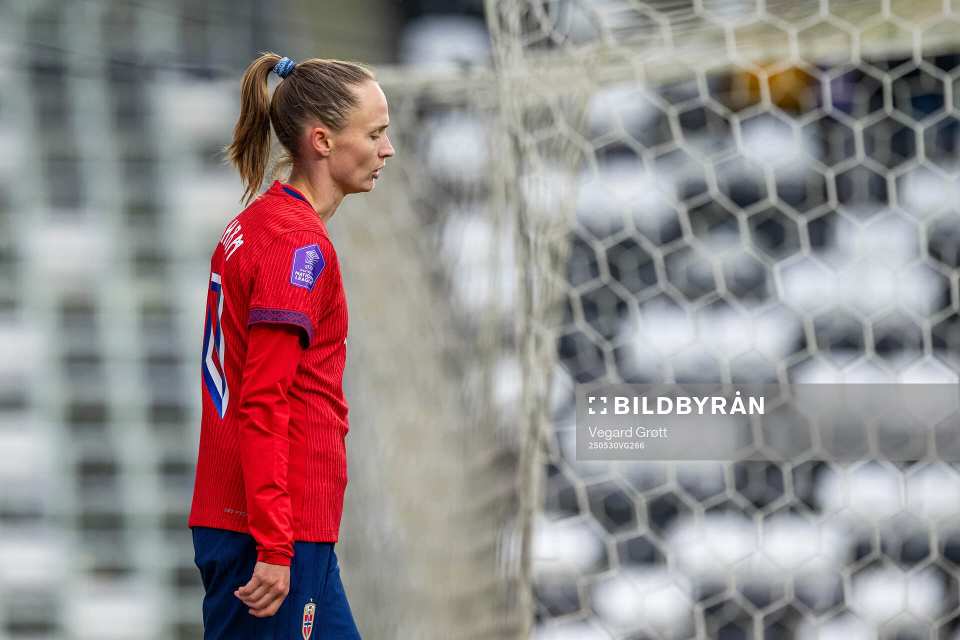 Caroline Graham Hansen of Norway during the UEFA Women’s Nations League football match between Norway and Iceland on May 30, 2025 in Trondheim.