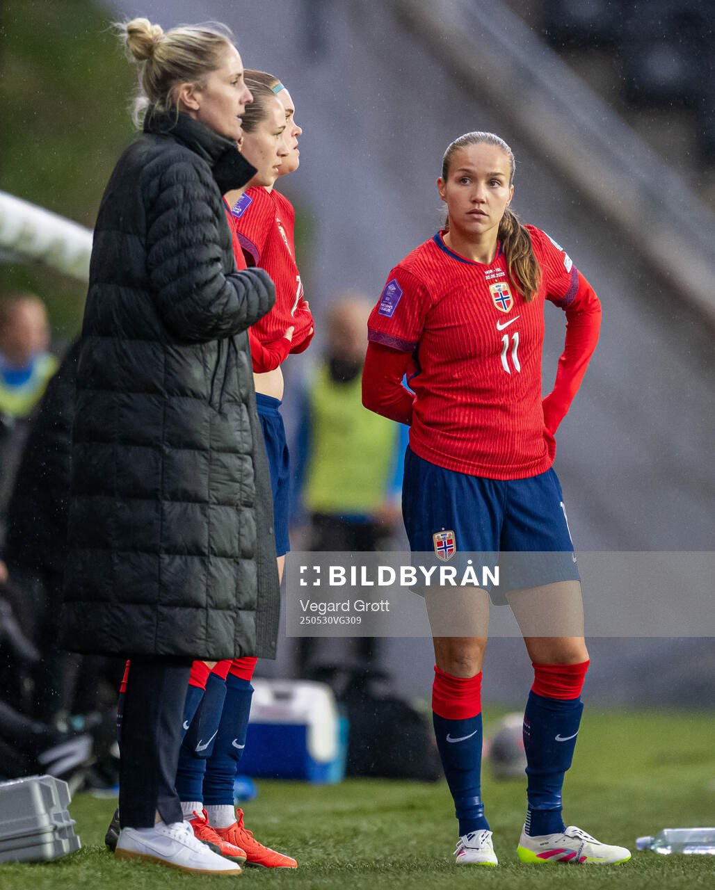 Guro Reiten of Norway during the UEFA Women’s Nations League football match between Norway and Iceland on May 30, 2025 in Trondheim.