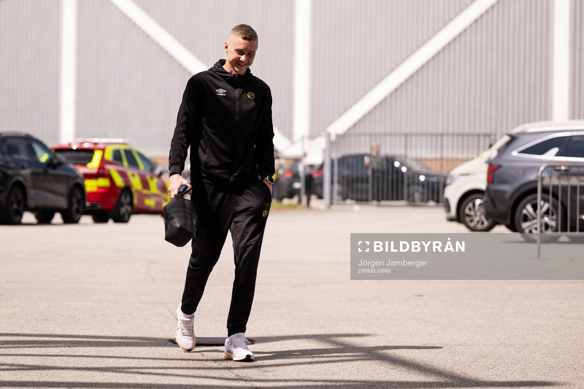 Elfsborgs Sebastian Holmén inför fotbollsmatchen i Allsvenskan mellan Elfsborg och Hammarby den 31 maj 2025 i Borås. 