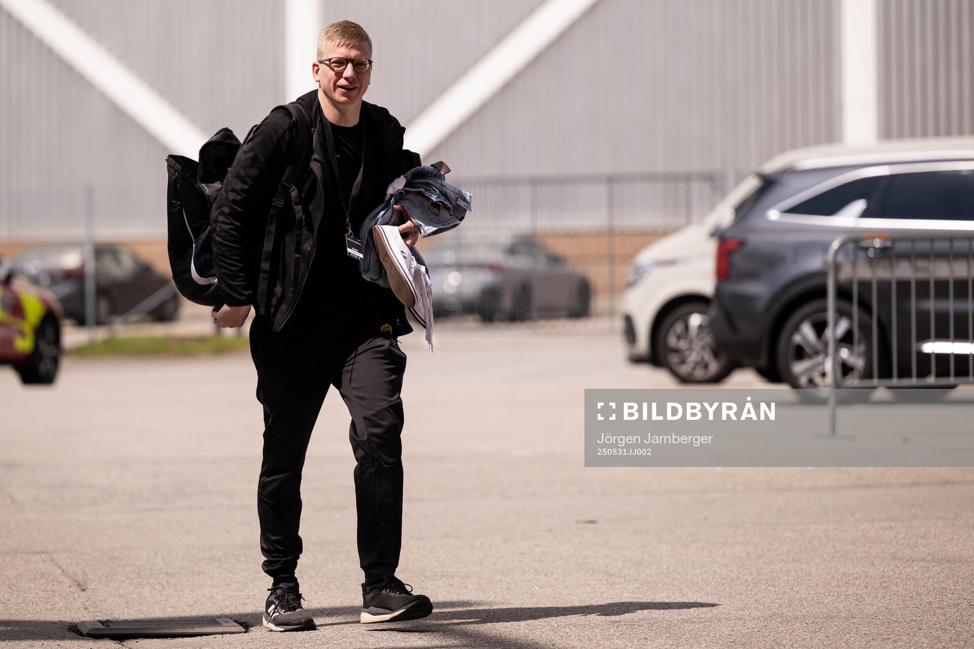 Elfsborgs Johan Mattsson inför fotbollsmatchen i Allsvenskan mellan Elfsborg och Hammarby den 31 maj 2025 i Borås. 