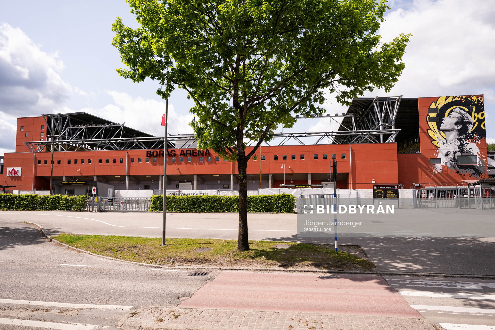 Borås Arena (östra sidan) exteriört
