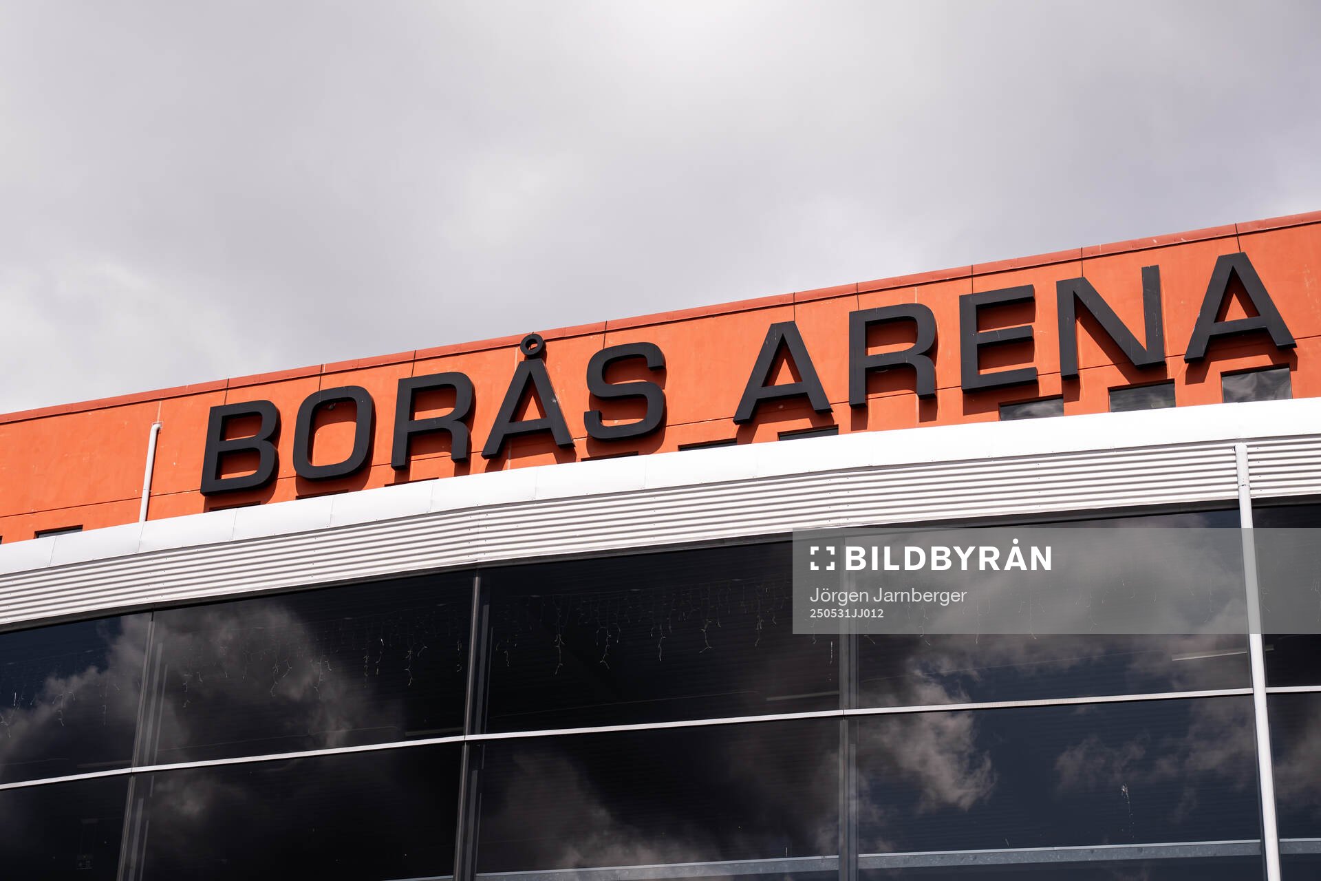 Borås Arena detaljer exteriört inför fotbollsmatchen i Allsvenskan mellan Elfsborg och Hammarby den 31 maj 2025 i Borås. 