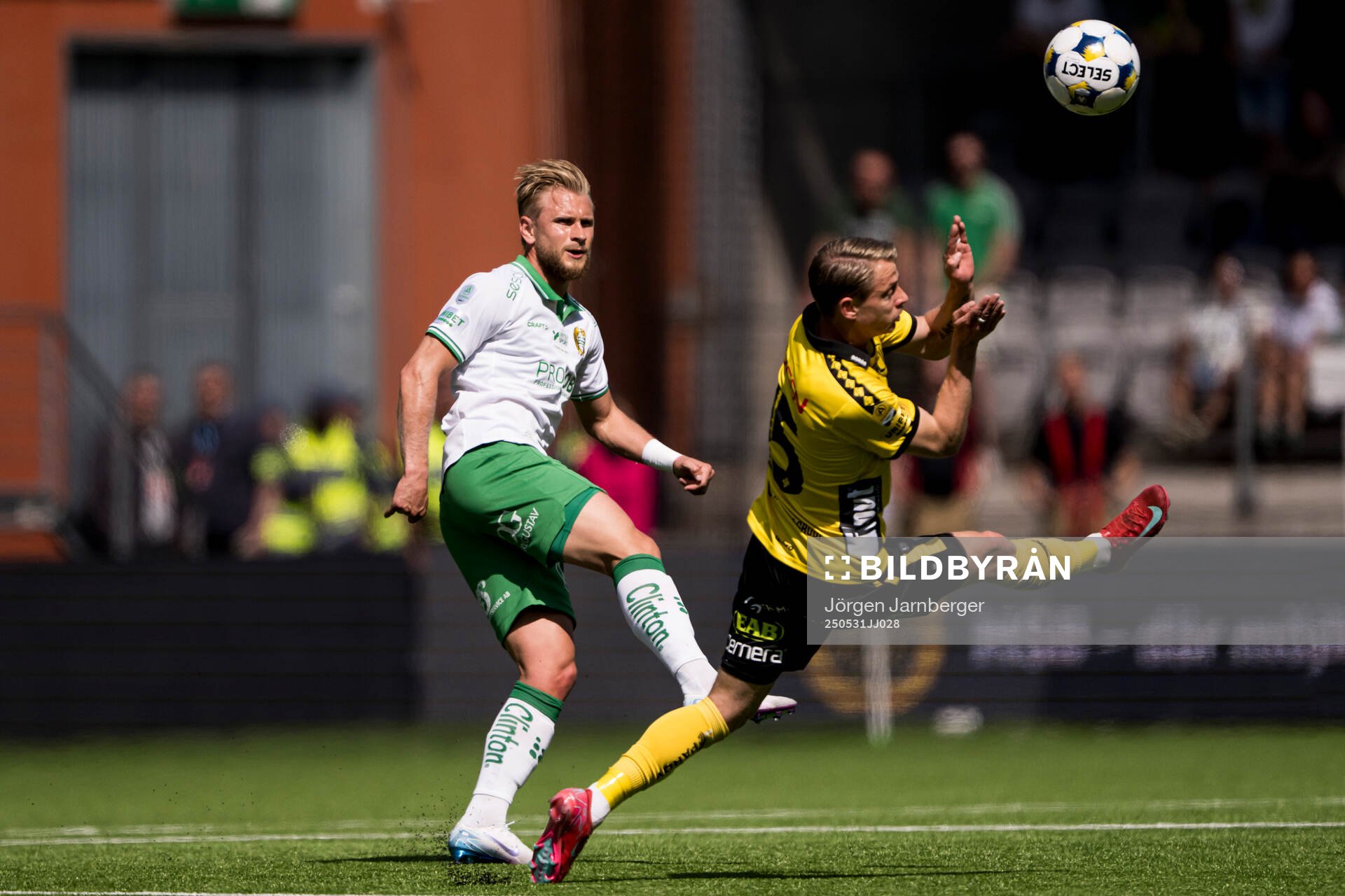 Hammarbys Simon Strand och Elfsborgs Simon Hedlund