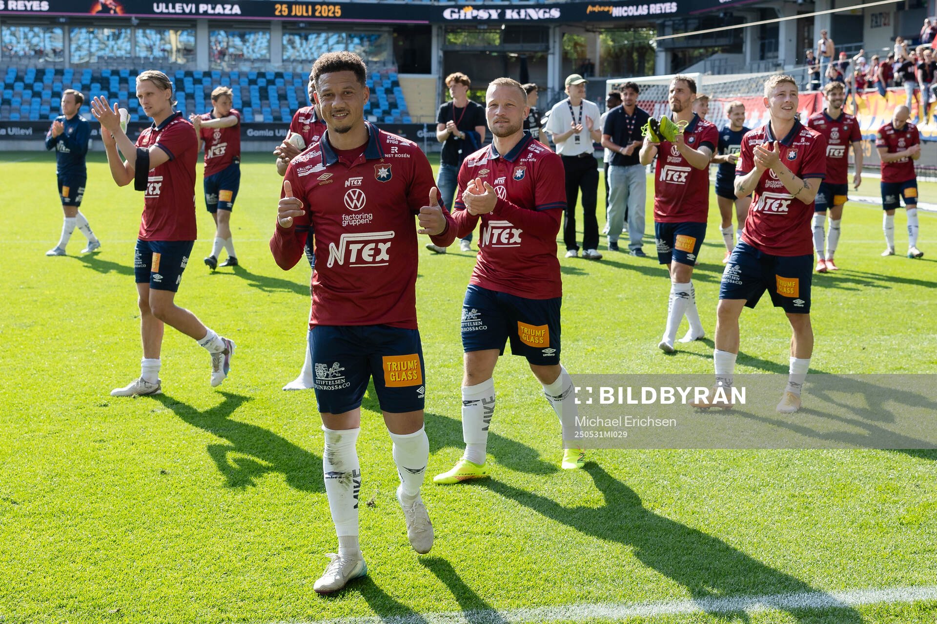 Örgrytes Tobias Sana efter fotbollsmatchen i Superettan mellan Örgryte och Trelleborg den 31 maj 2025 i Göteborg. 