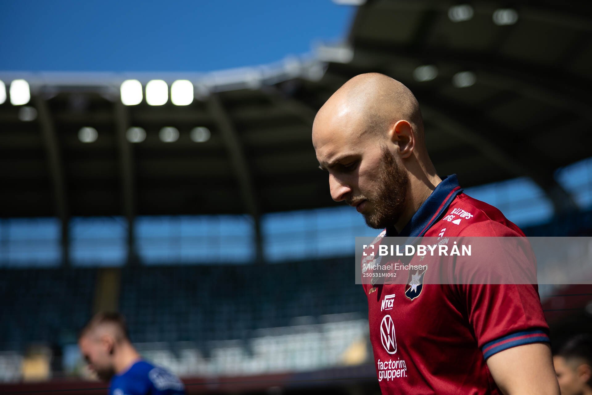 Örgrytes Amel Mujanic inför fotbollsmatchen i Superettan mellan Örgryte och Trelleborg den 31 maj 2025 i Göteborg. 