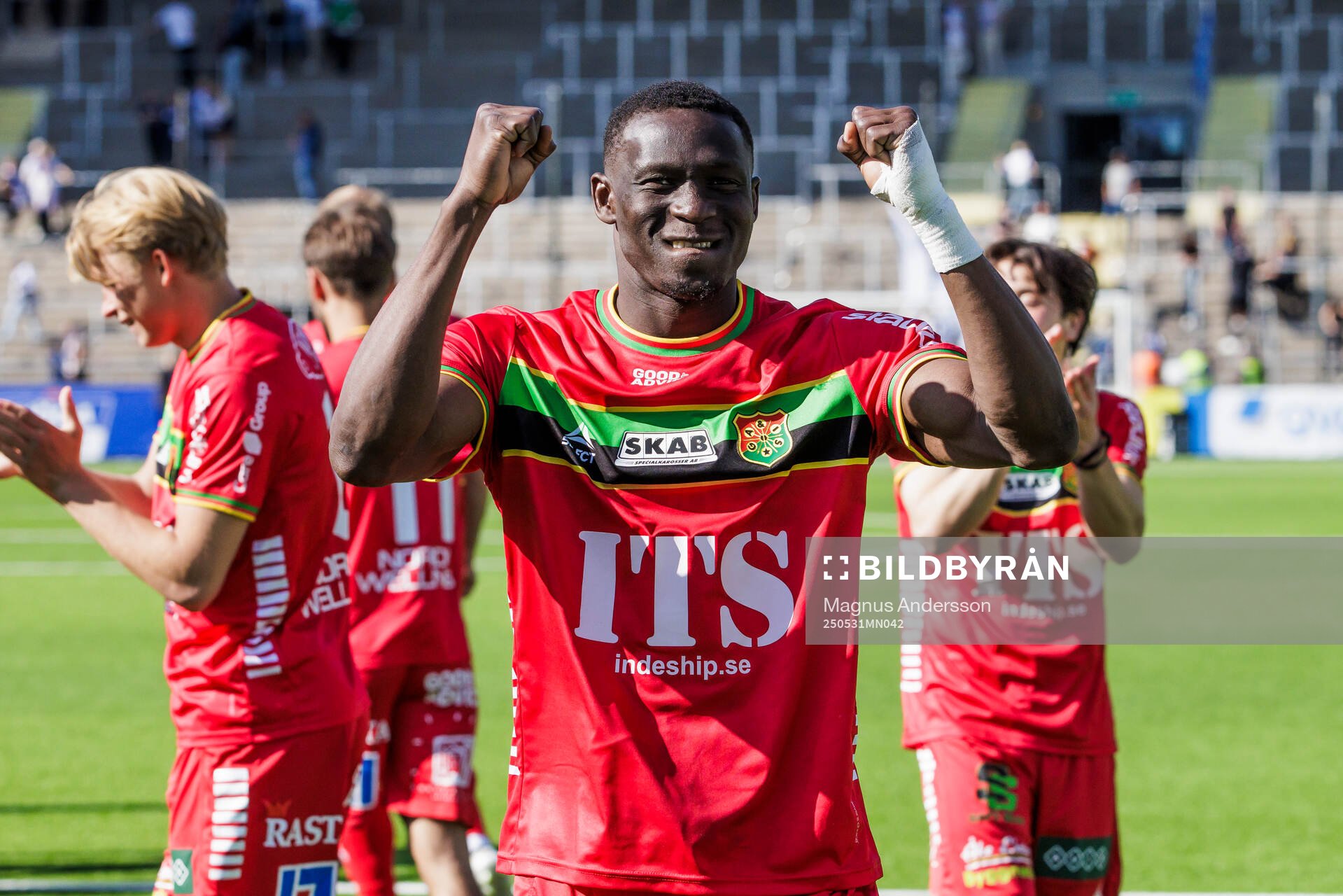 GAISs Ibrahim Diabate jublar