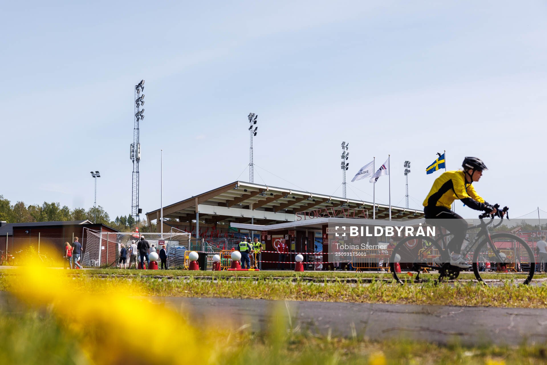 Stora Valla inför fotbollsmatchen i Allsvenskan mellan Degerfors och Öster den 31 maj 2025 i Degerfors. 