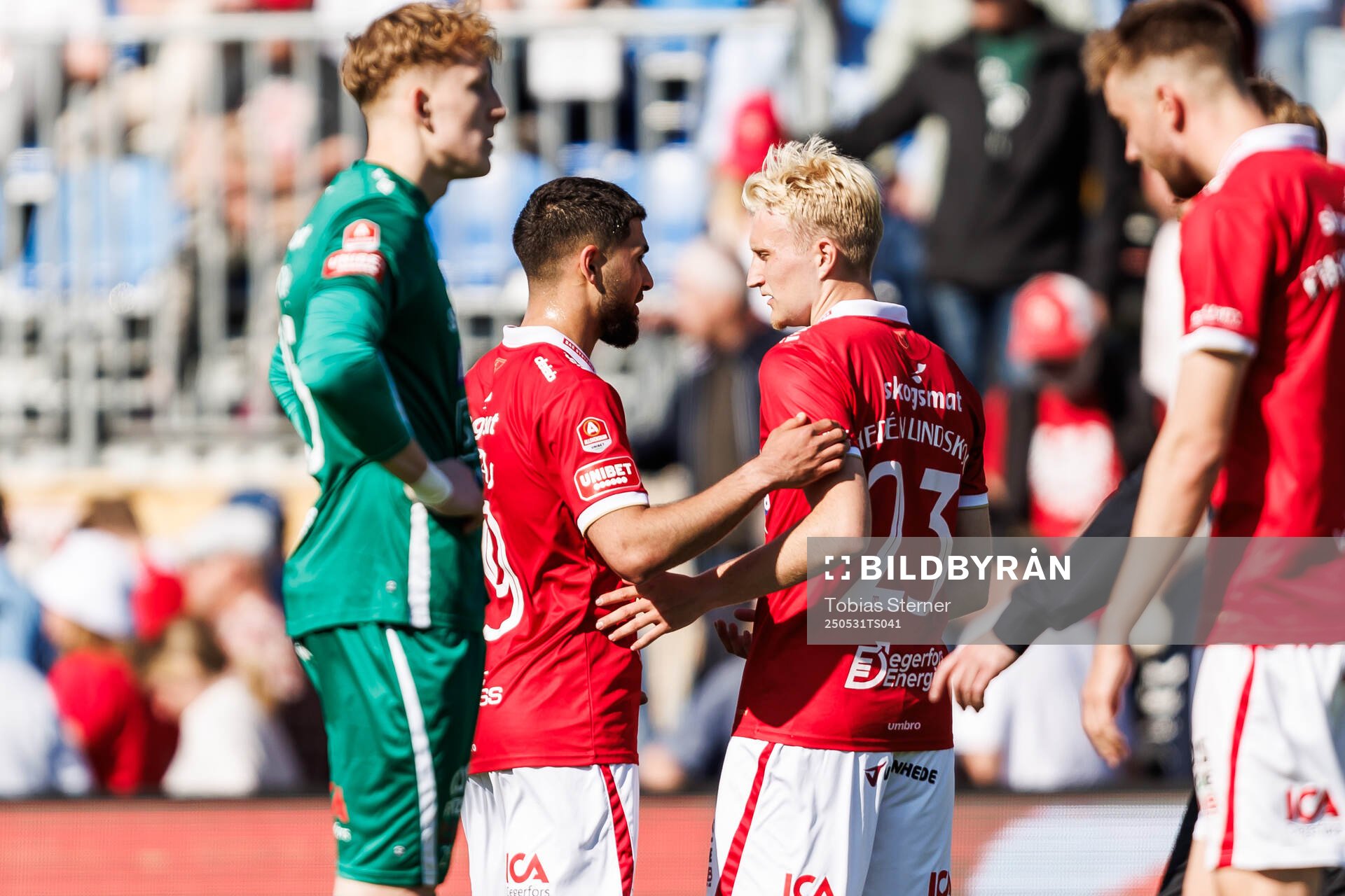 Degerfors Omar Faraj och Alexander Heden Lindskog deppar