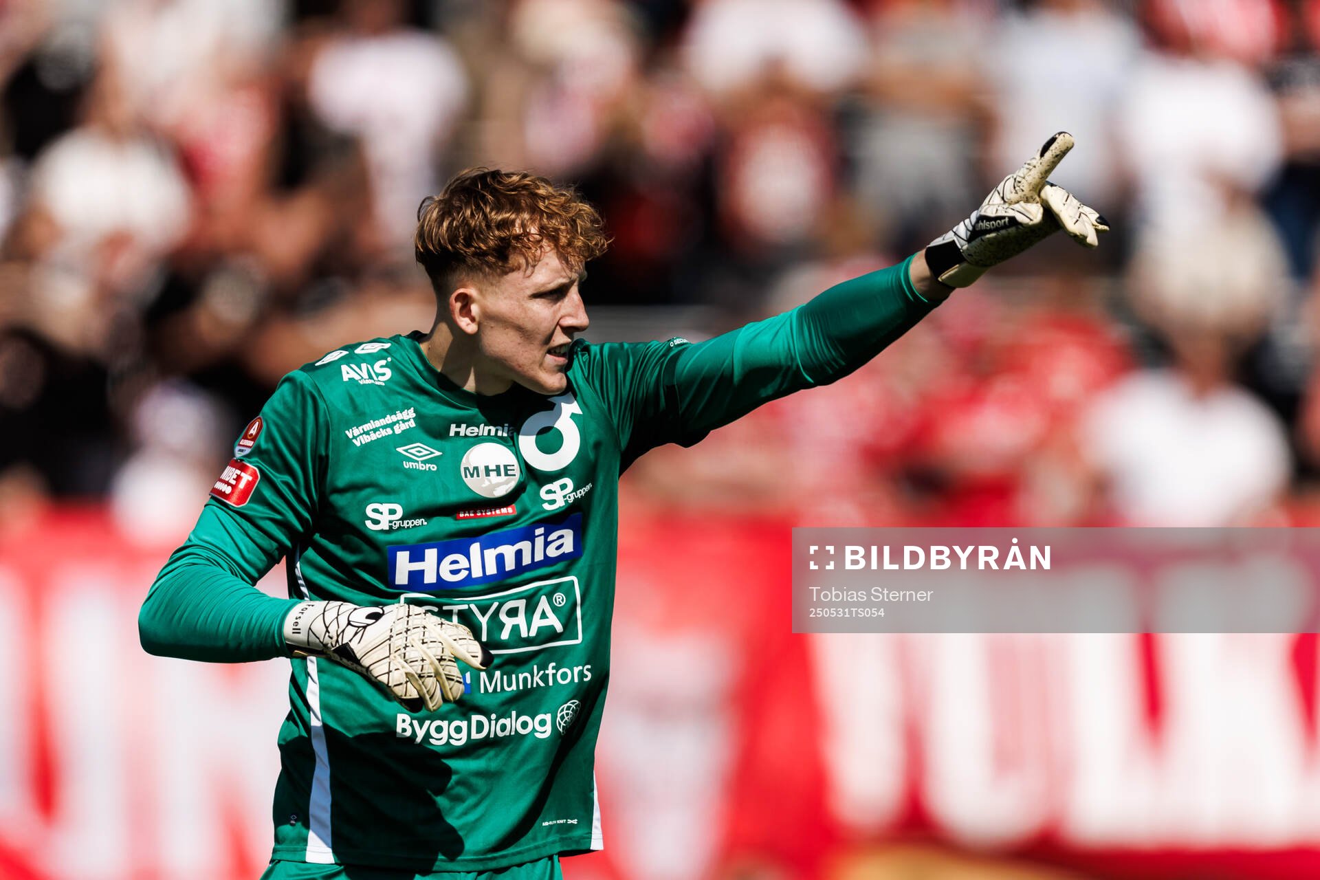 Degerfors målvakt Rasmus Forsell