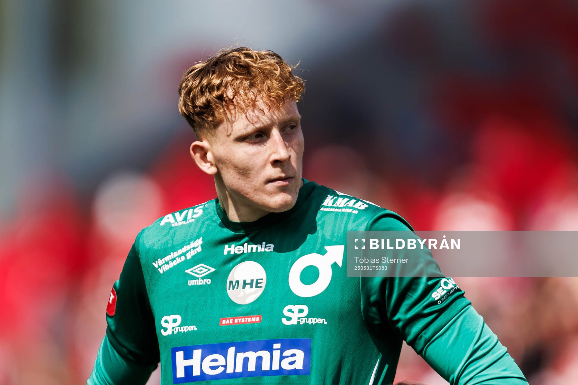 Degerfors målvakt Rasmus Forsell