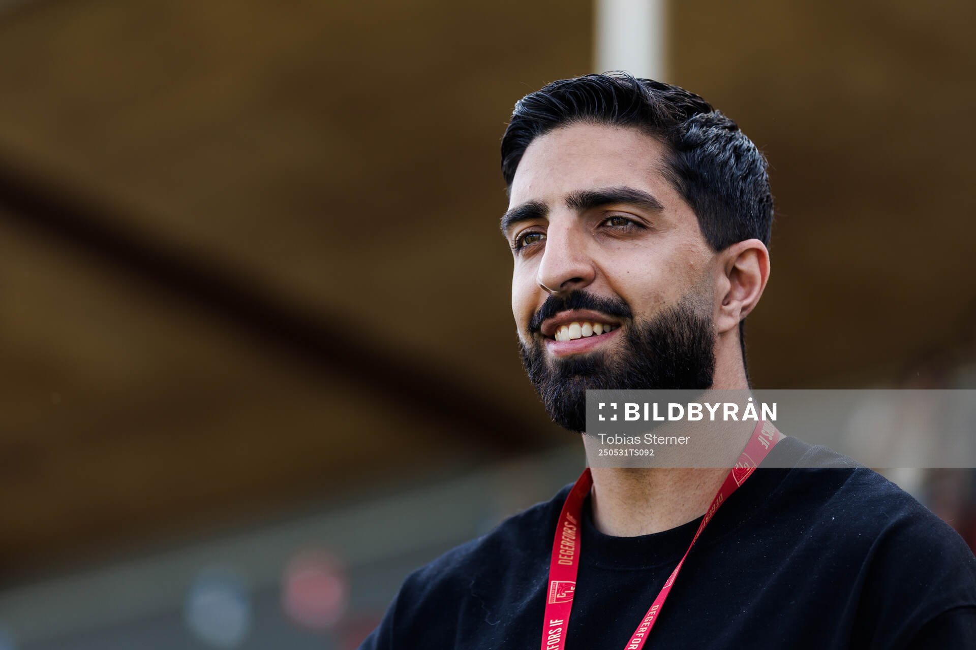 Degerfors assisterande sportchef Sean Sabetkar