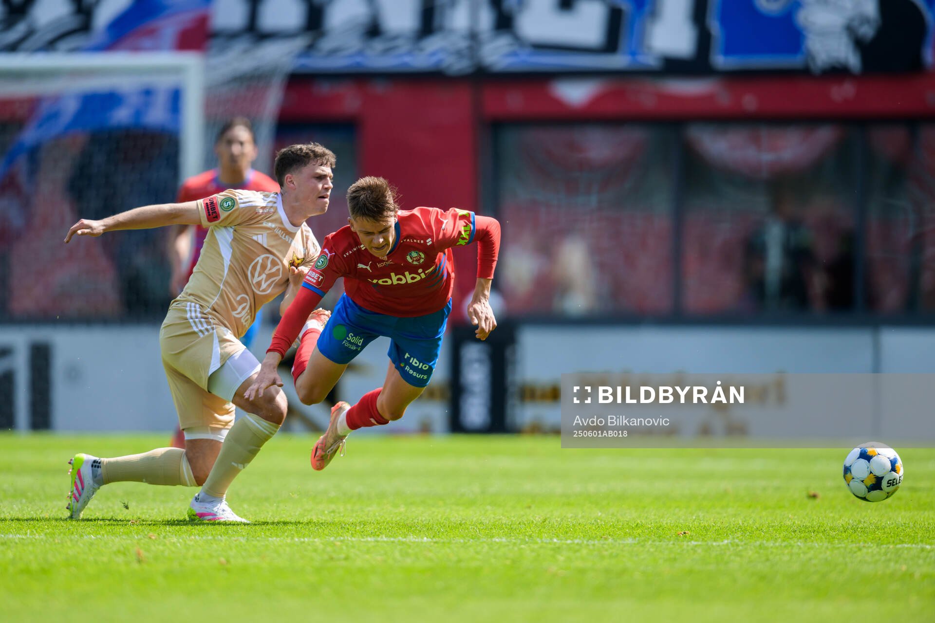Östersunds Christian Enemark och Helsingborgs Adrian