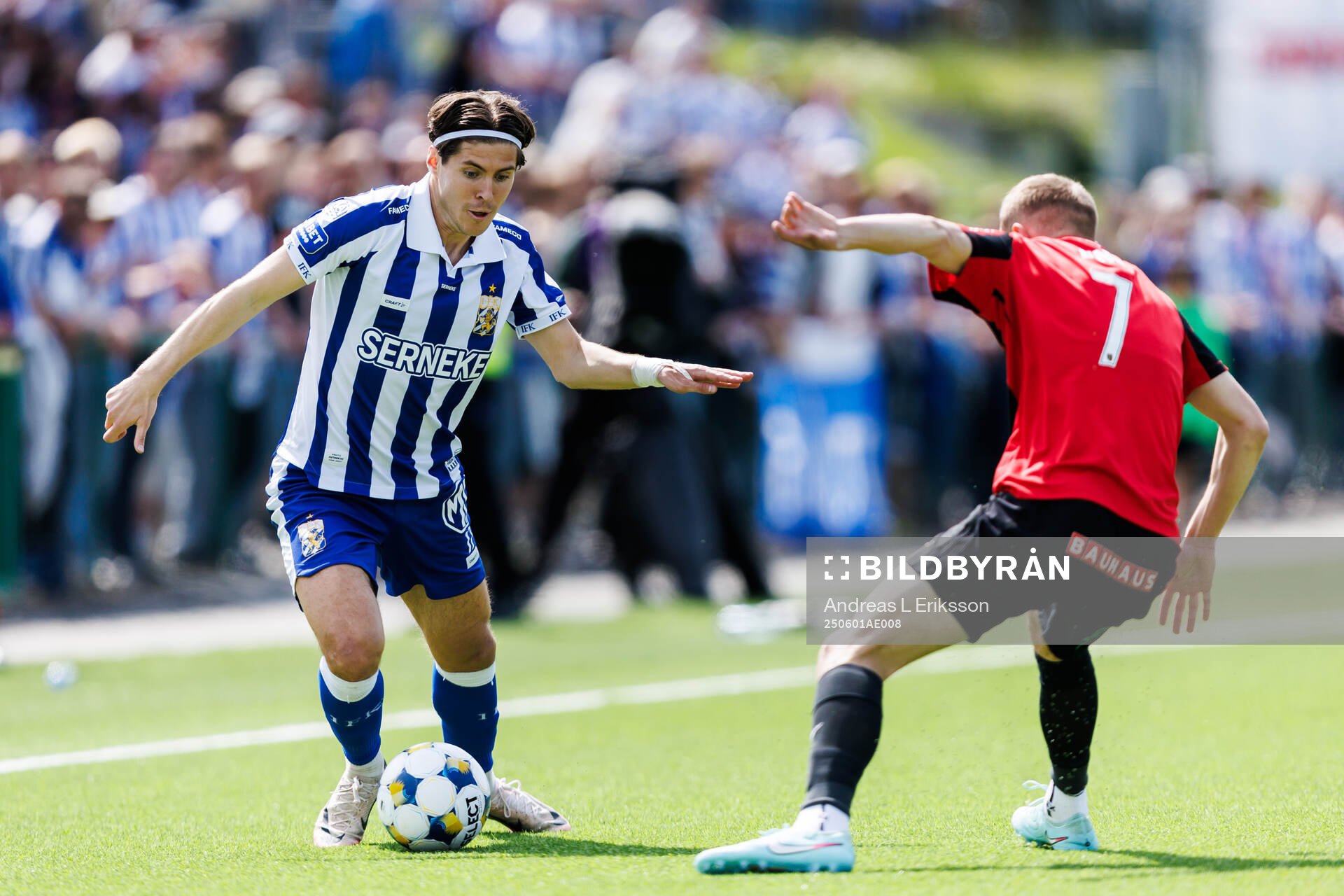 IFK Göteborgs Eman Markovic och Brommapojkarnas Victor Lind