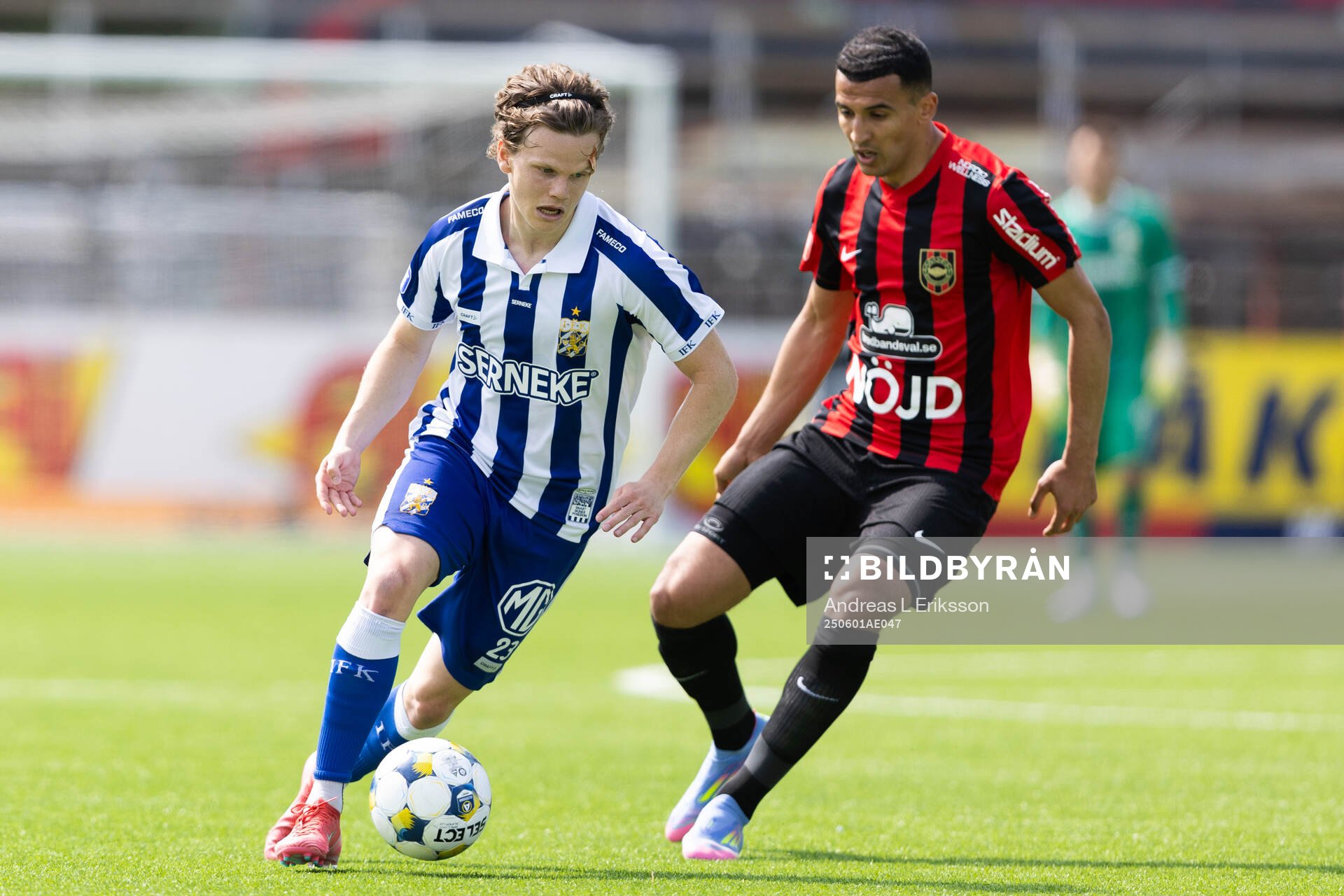 IFK Göteborgs Kolbeinn Thordarson och Brommapojkarnas