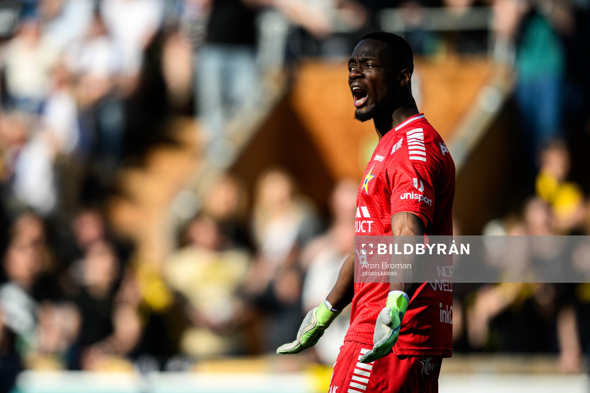 Sirius målvakt Ismael Diawara
