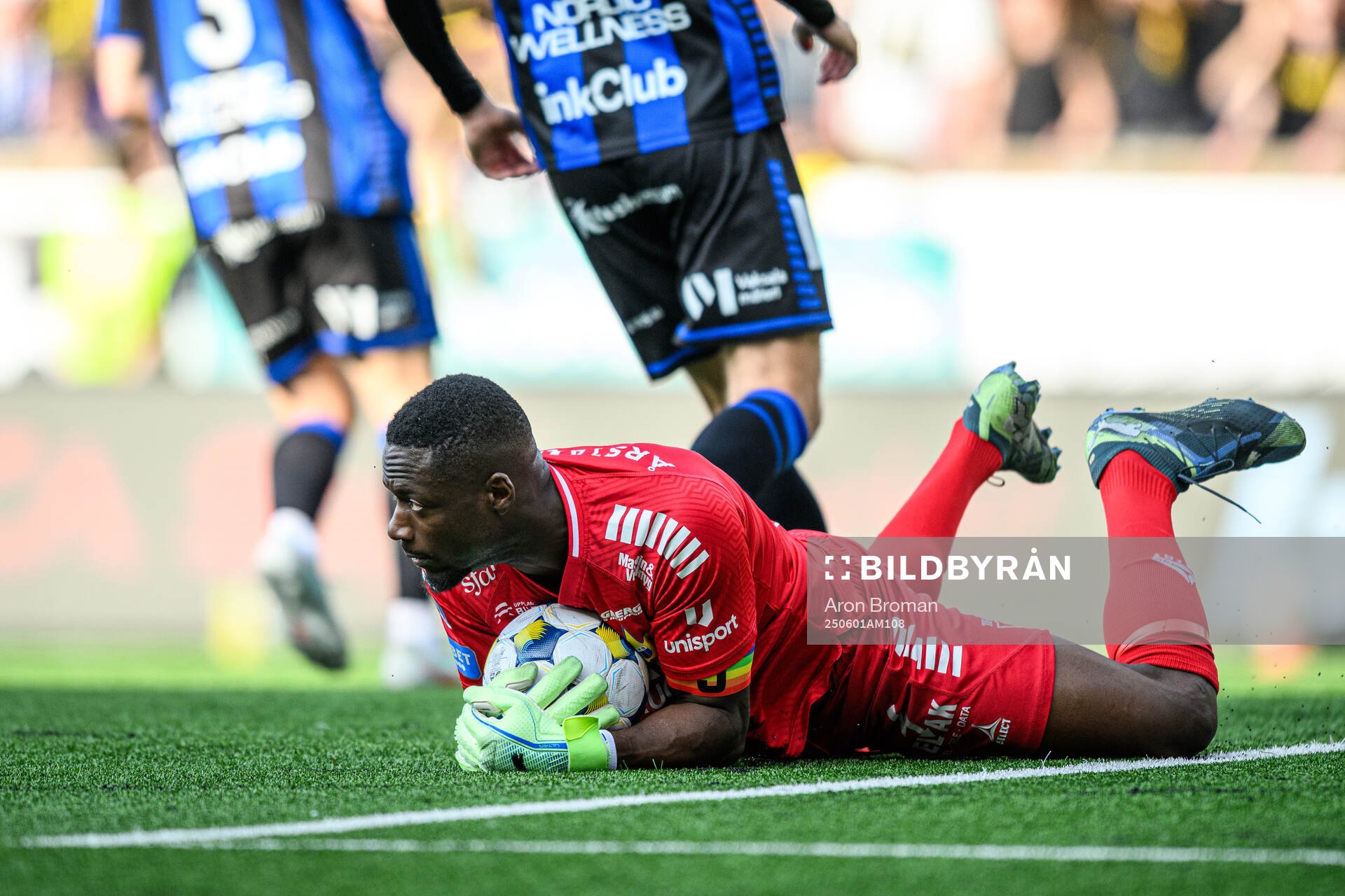 Sirius målvakt Ismael Diawara