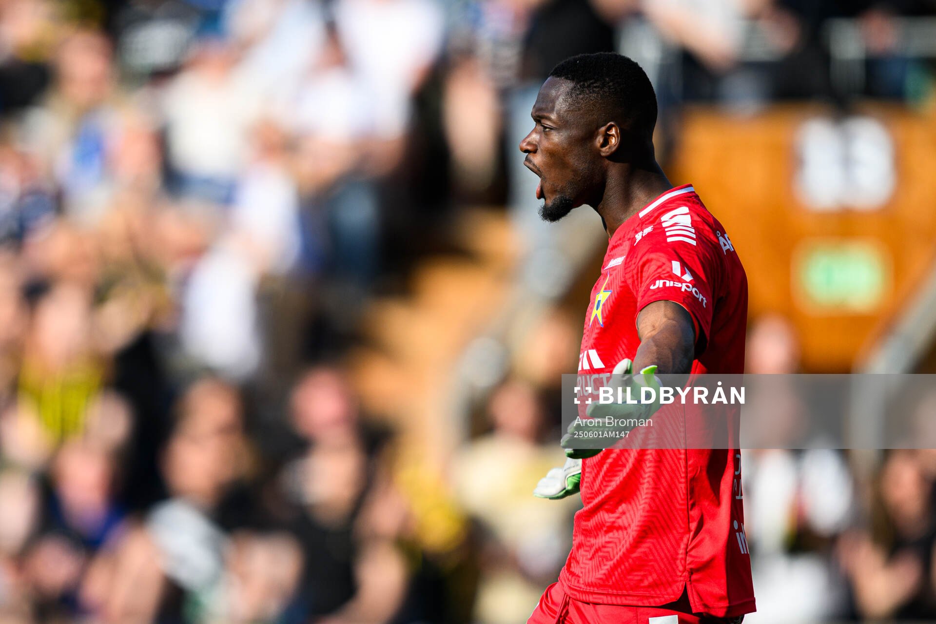 Sirius målvakt Ismael Diawara