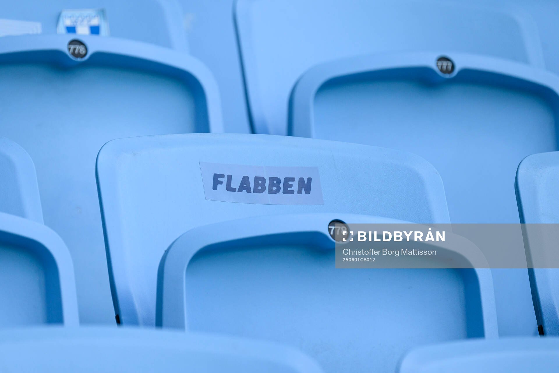 Klistermärke på Eleda Stadion