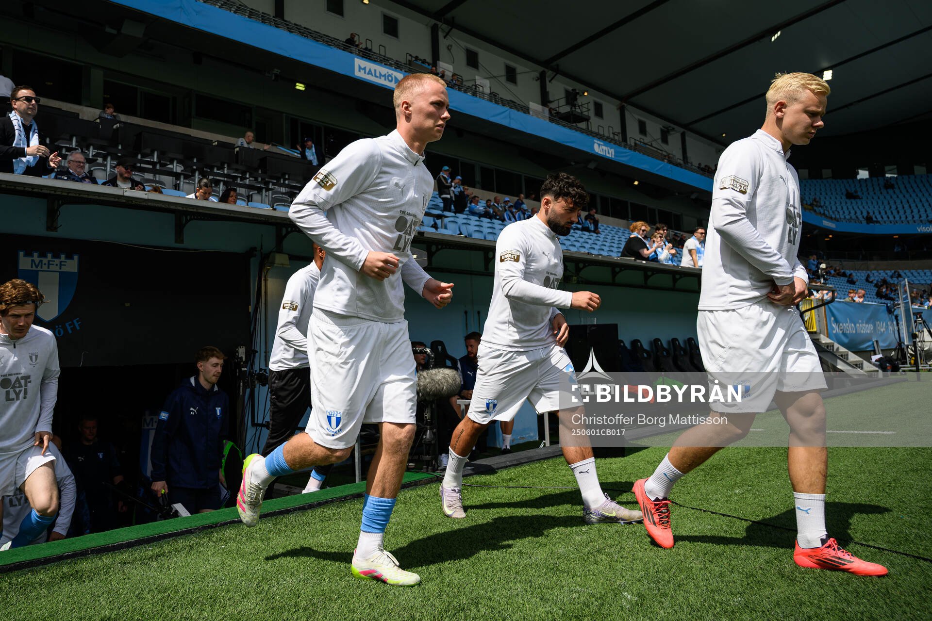 Malmö FFs Daniel Gudjohnsen, Sead Haksabanovic och Otto