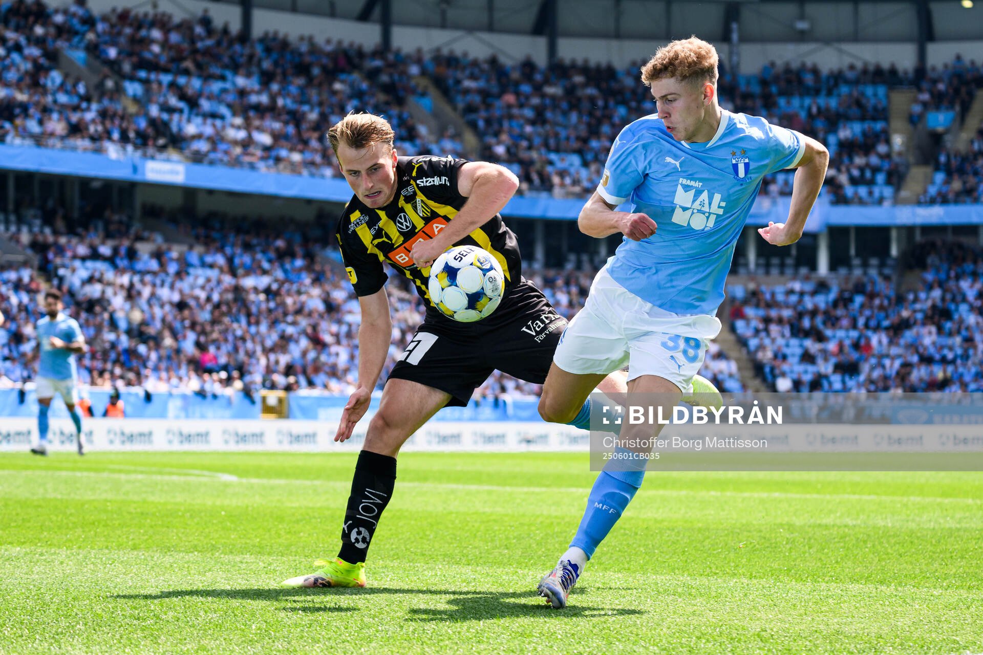 Häckens Sigge Jansson och Malmö FFs Hugo Bolin