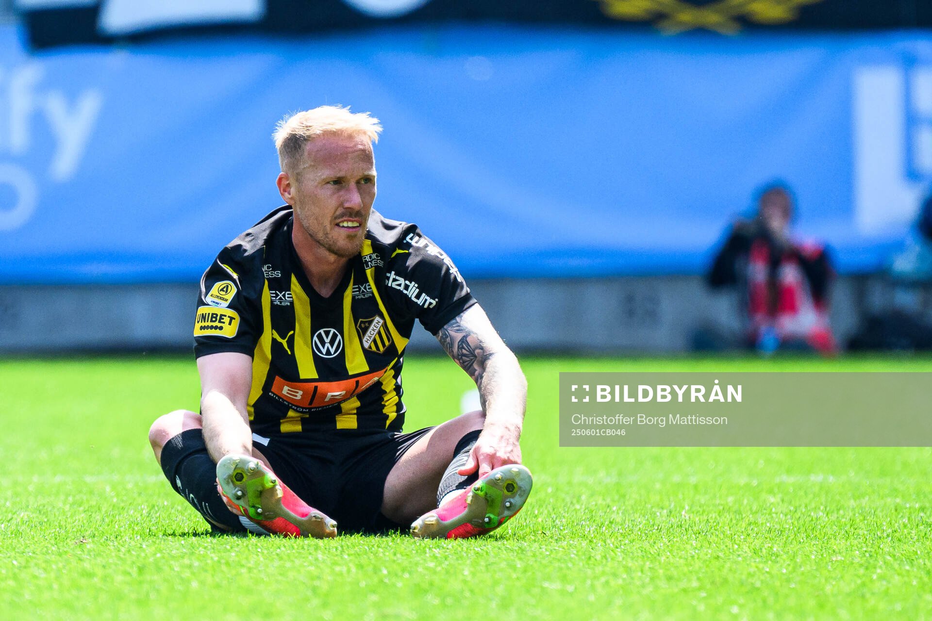 Häckens Mikkel Rygaard Jensen deppar