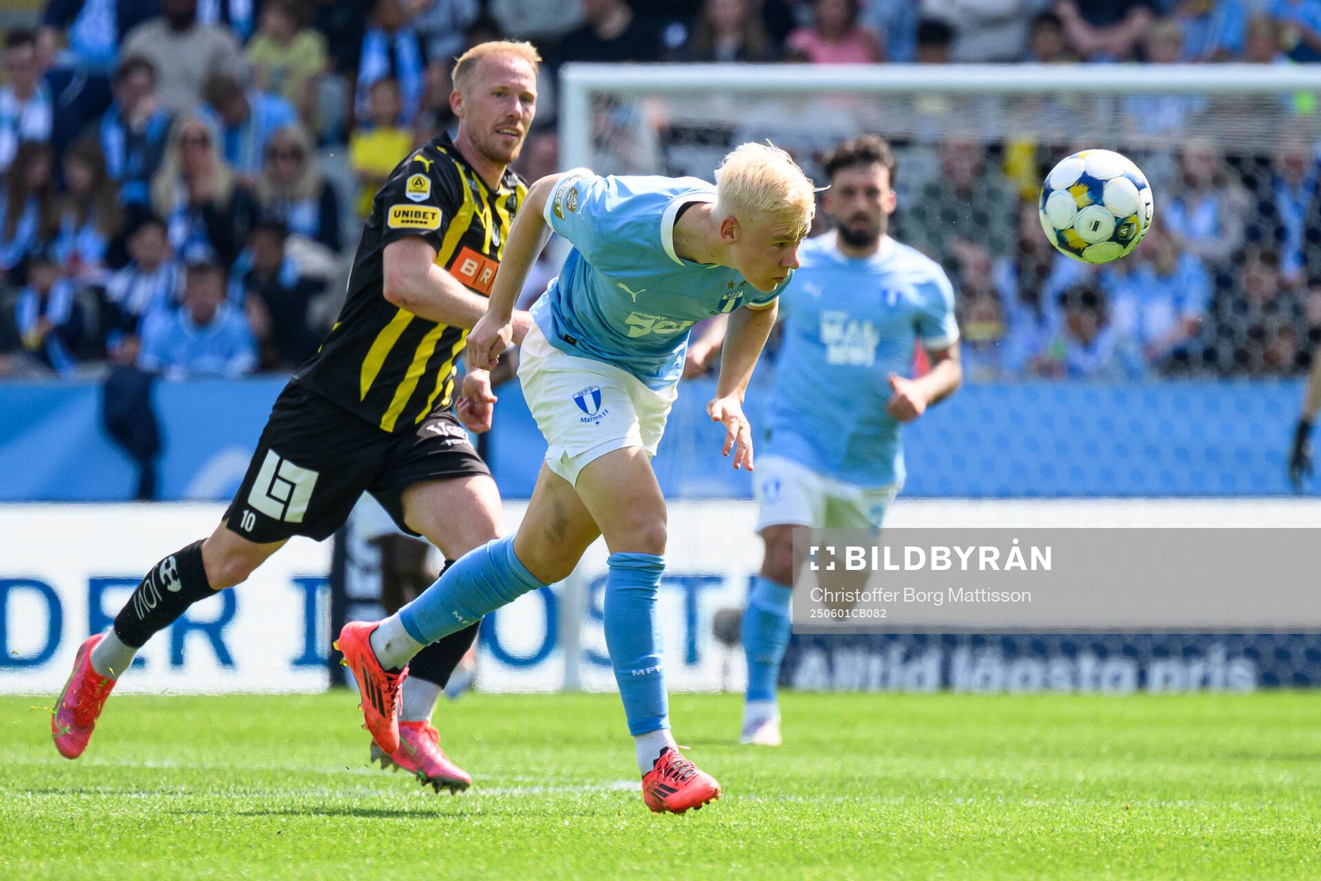 Häckens Mikkel Rygaard Jensen och Malmö FFs Otto Rosengren