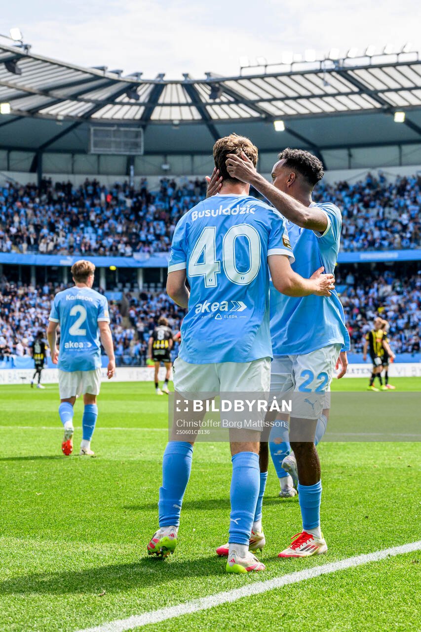 Malmö FFs Kenan Busuladzic jublar
