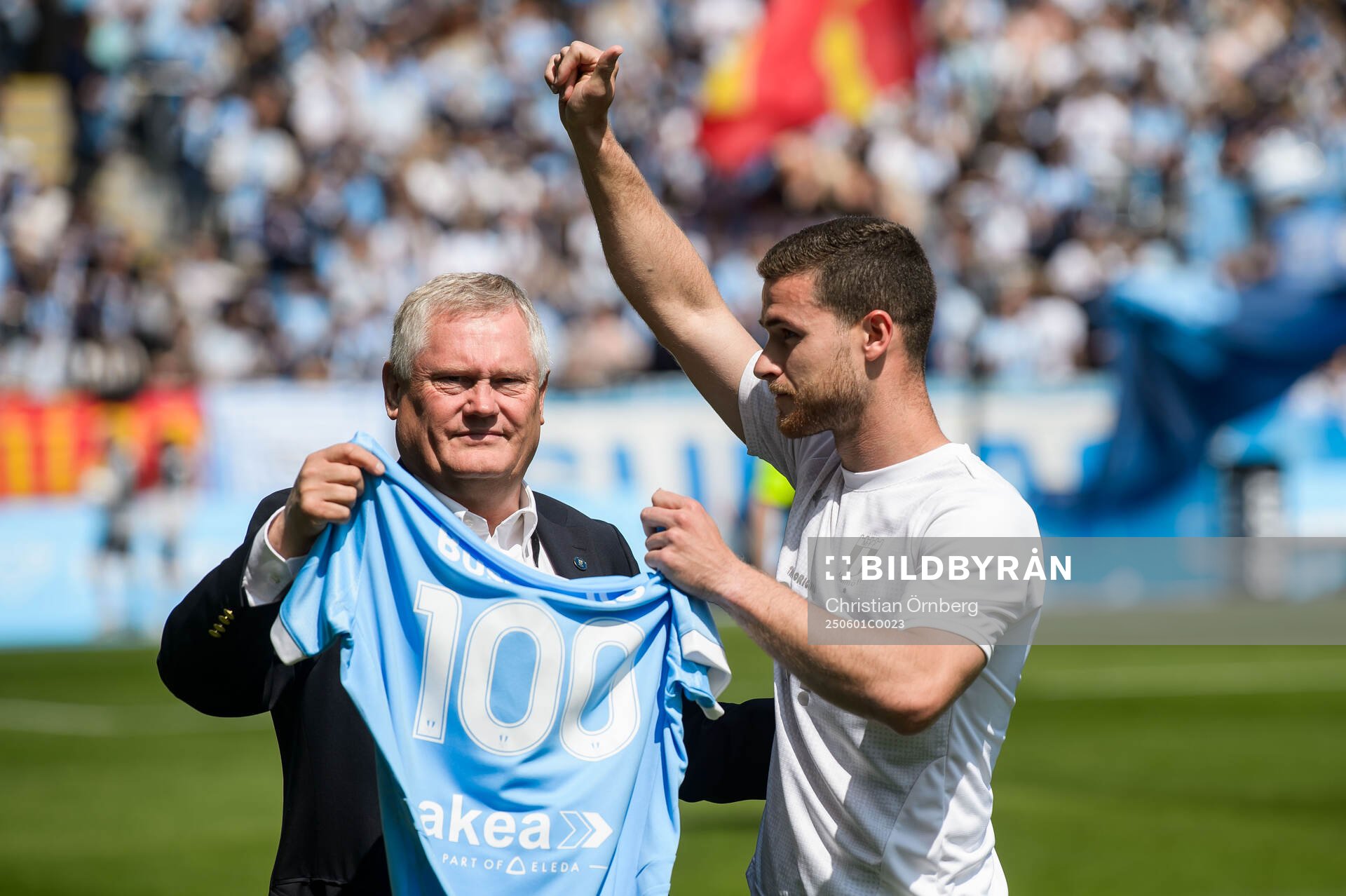 Malmö FFs ordförande Anders Pålsson och Gabriel