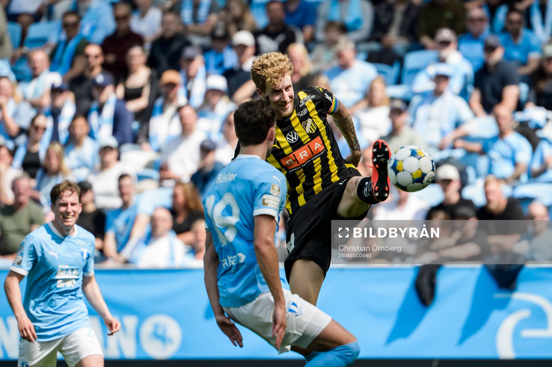 Malmö FFs Colin Rösler och Häckens Simon Gustafson