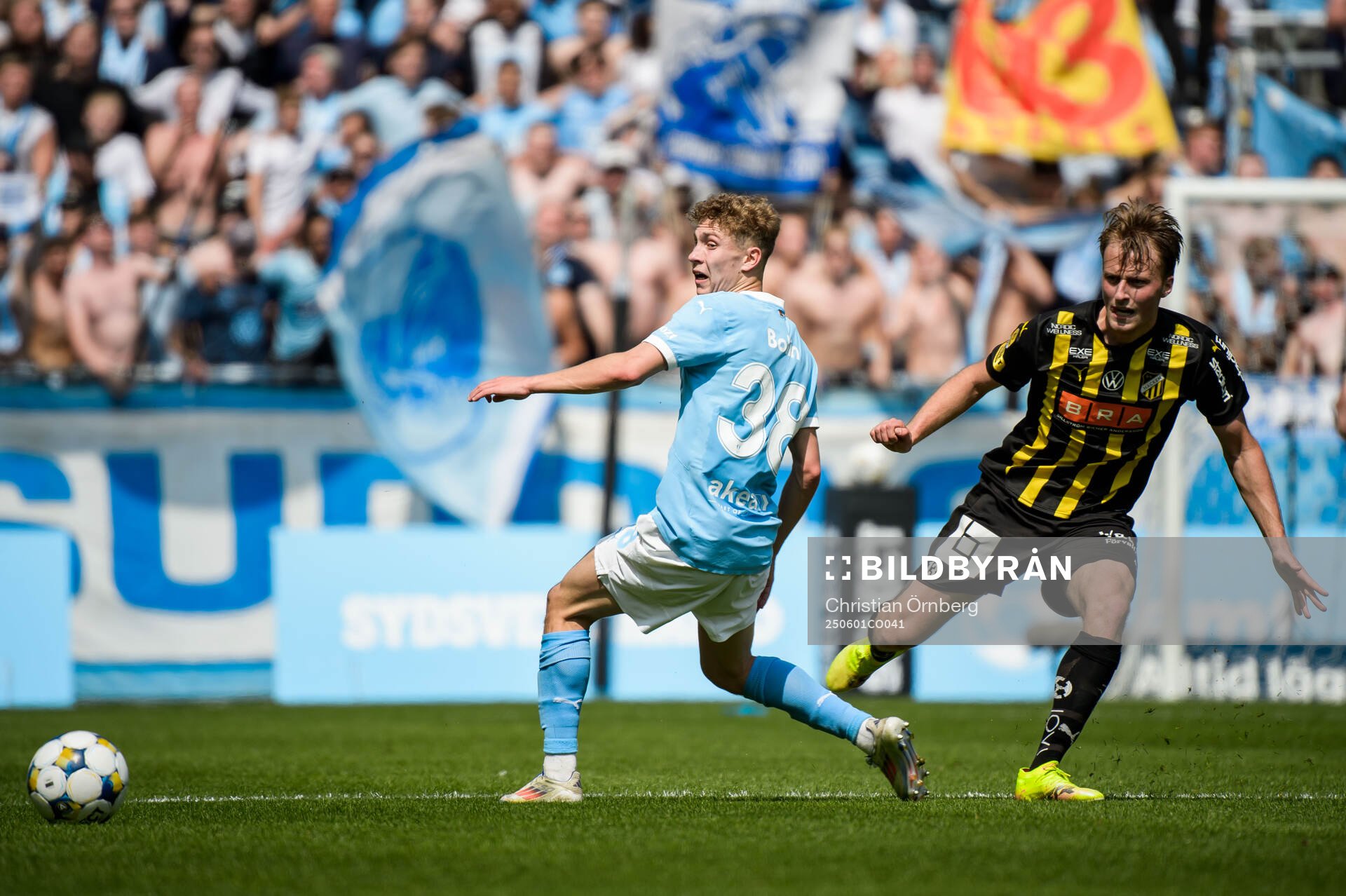 Malmö FFs Hugo Bolin och Häckens Sigge Jansson