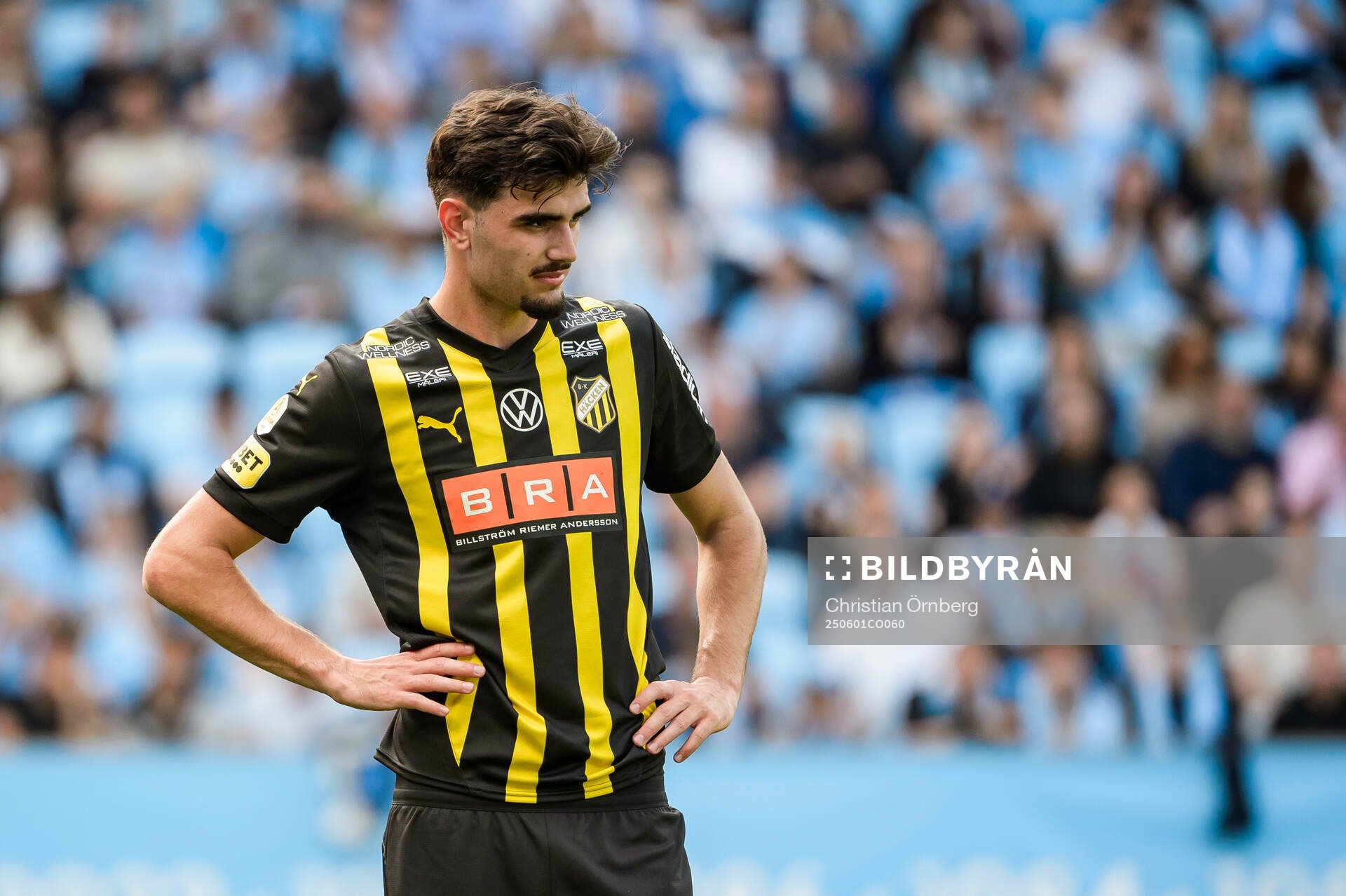 Häckens Nikola Mitrovic deppar