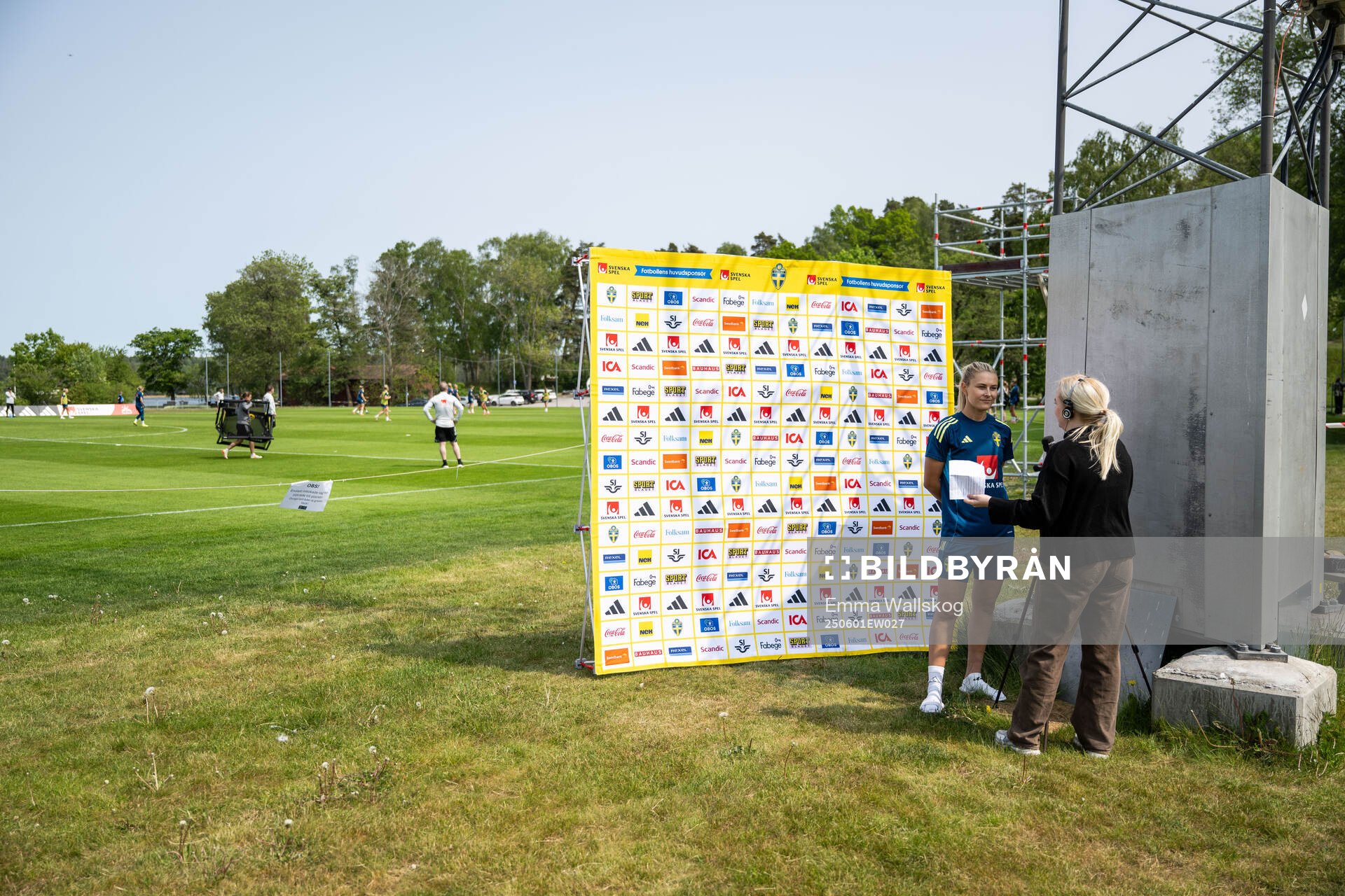 Amanda Nildén of the Swedish women’s national football
