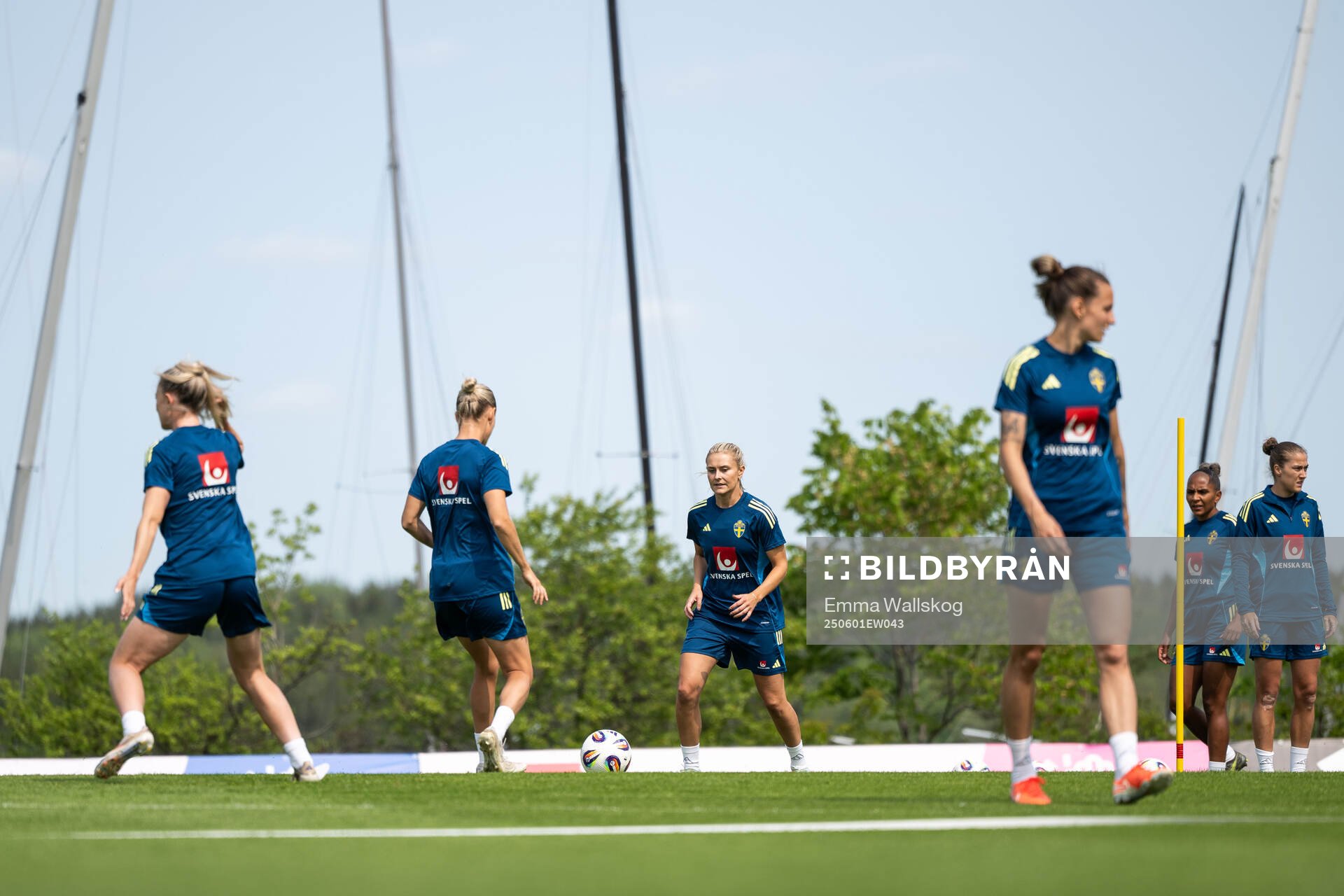 Amanda Nildén of the Swedish women’s national football