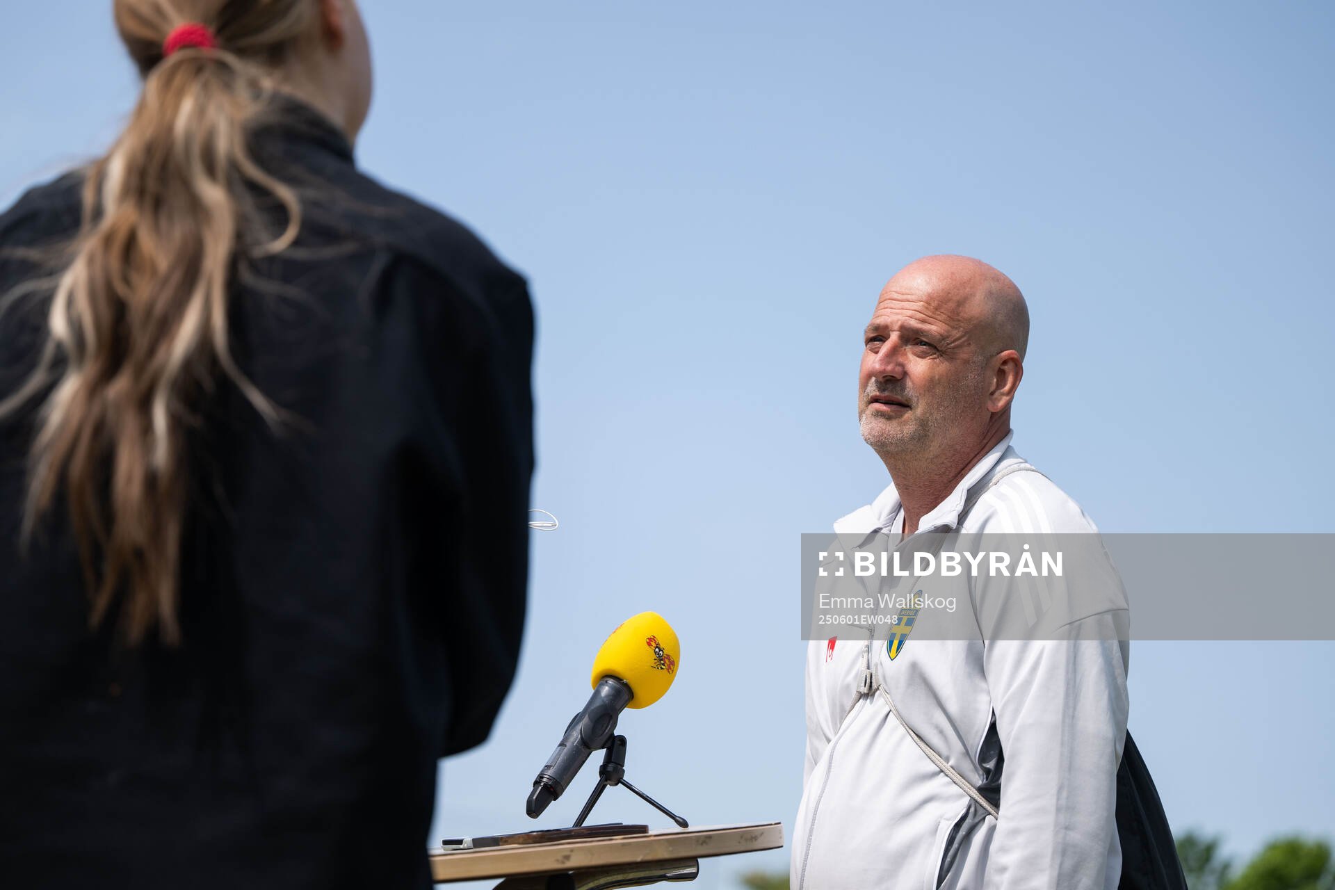 Assistant coach Magnus Wikman of the Swedish women’s