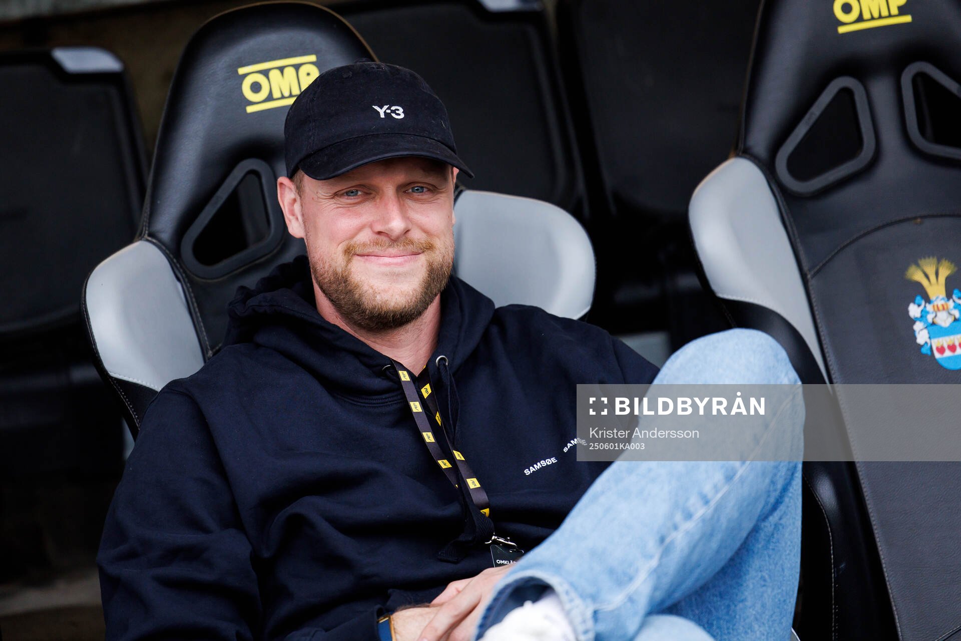 Djurgårdens målvakt Malkolm Nilsson Säfqvist på bänken