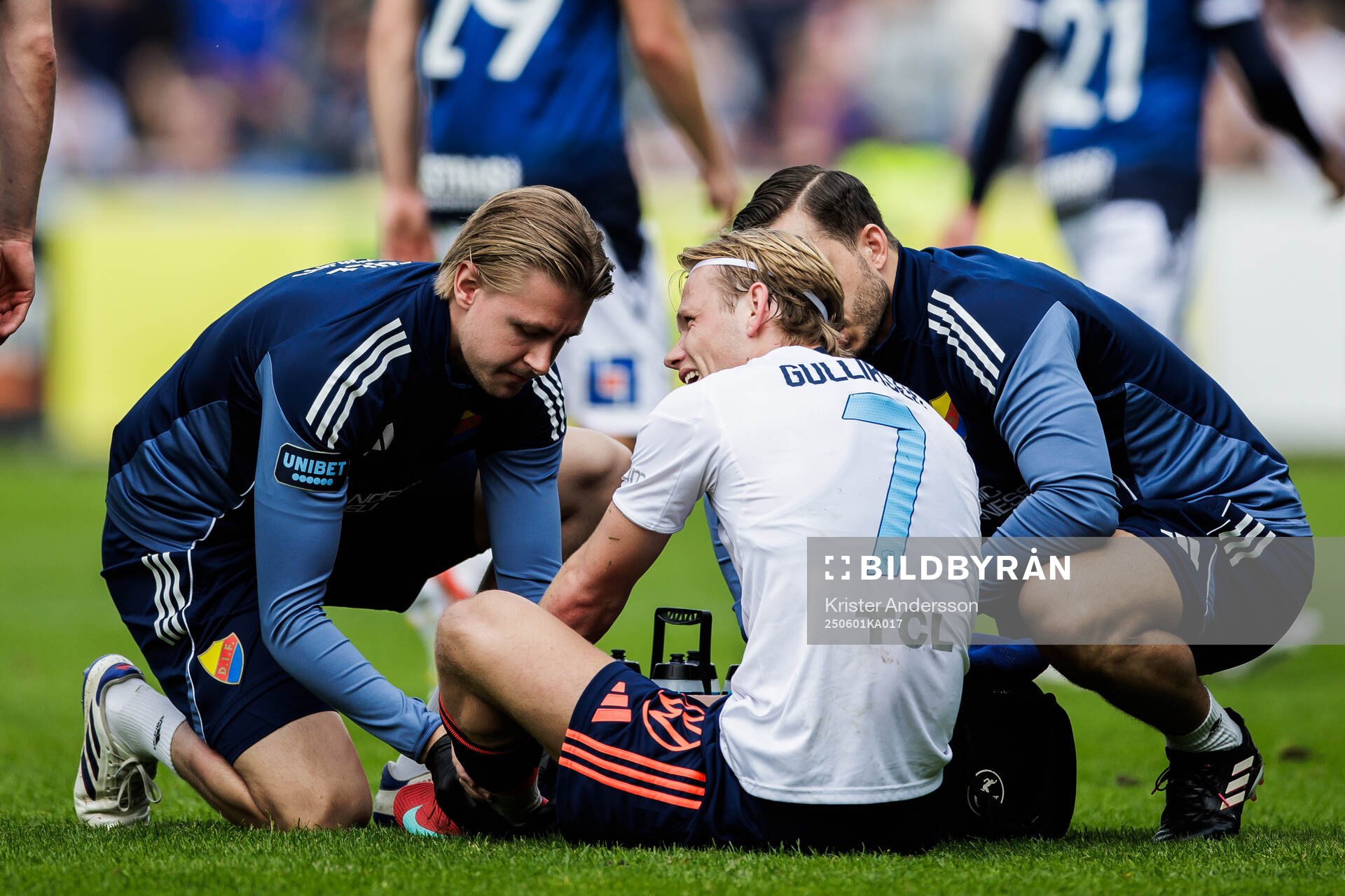Djurgårdens Tobias Gulliksen har ont