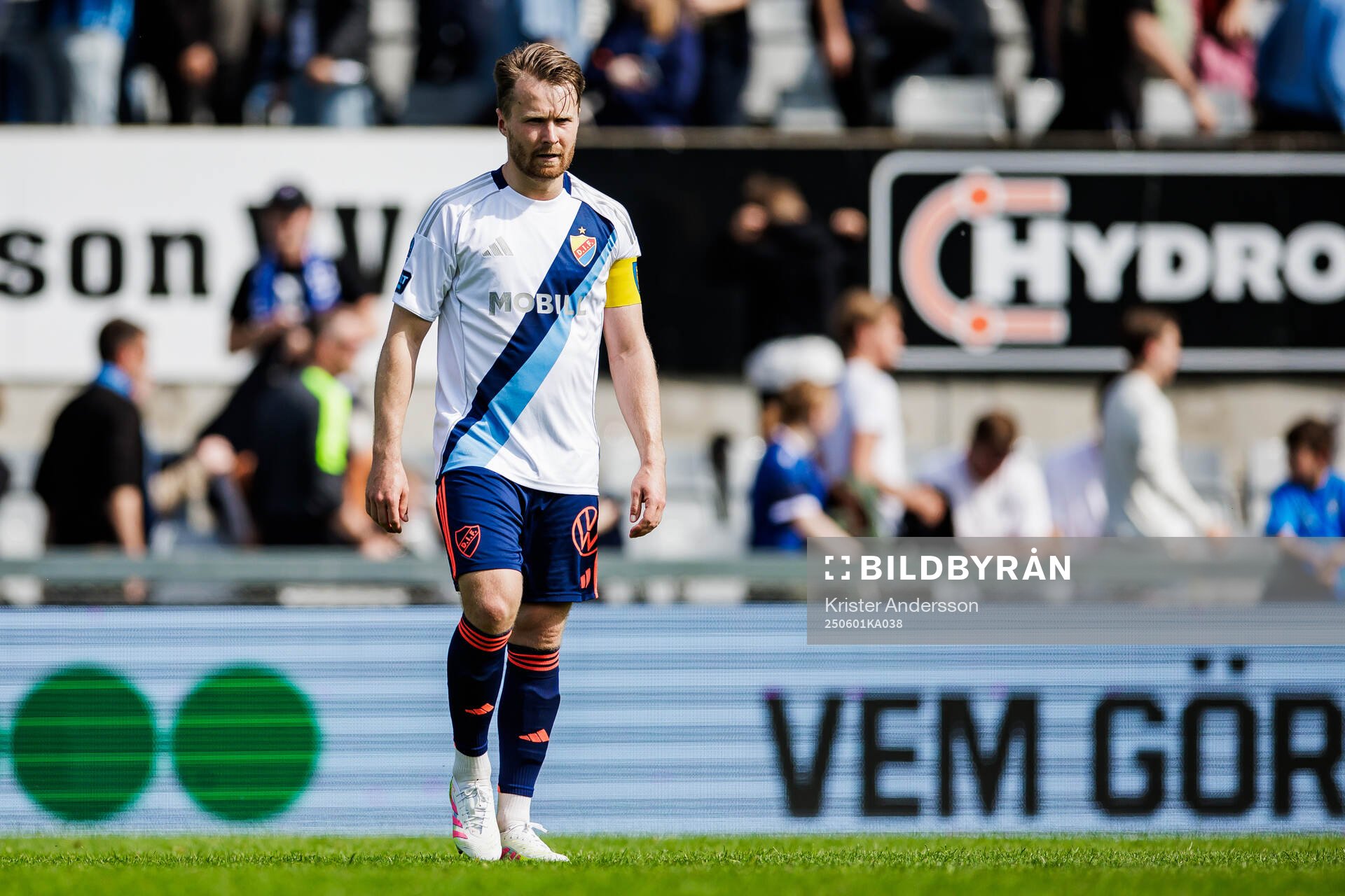 Djurgårdens Jacob Une deppar