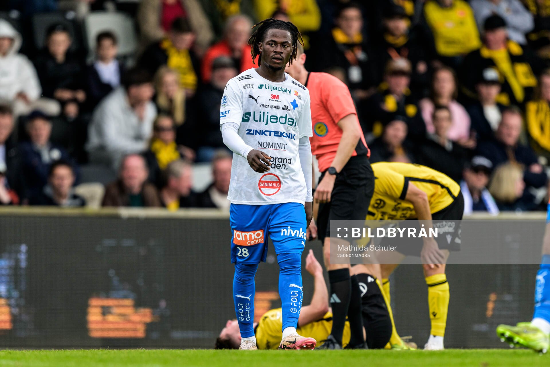Värnamos Frank Junior Agyei deppar