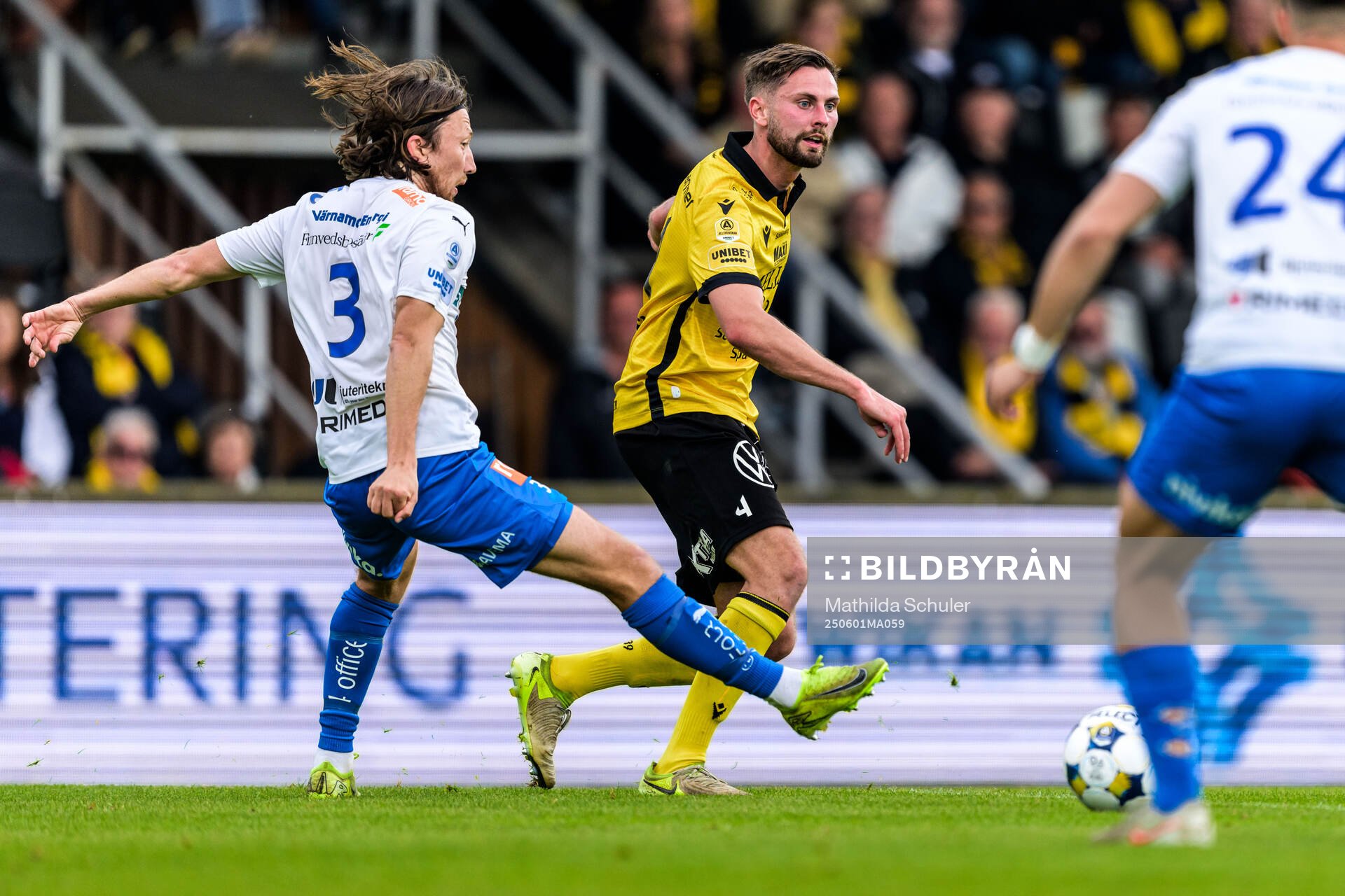 Värnamos Axel Björnström och Mjällbys Axel Norén