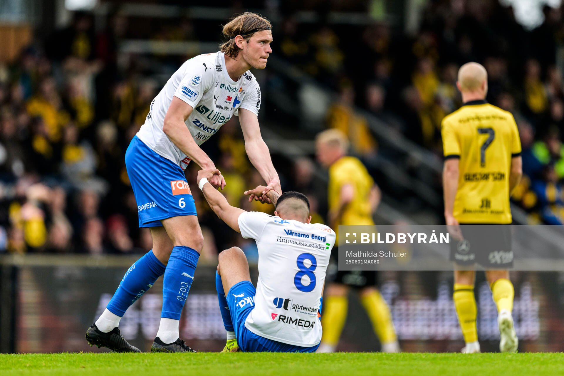 Värnamos Hugo Andersson och Luke Le Roux