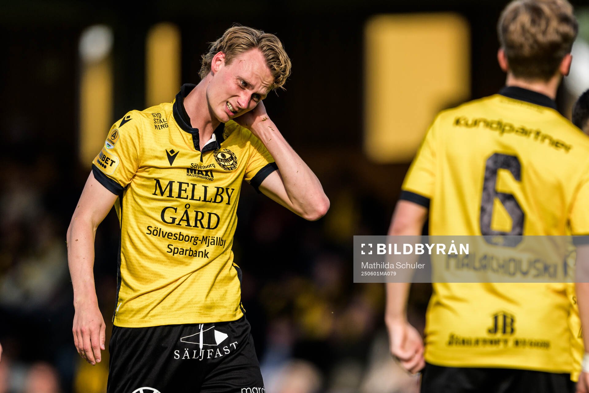 Mjällbys Alexander Johansson deppar